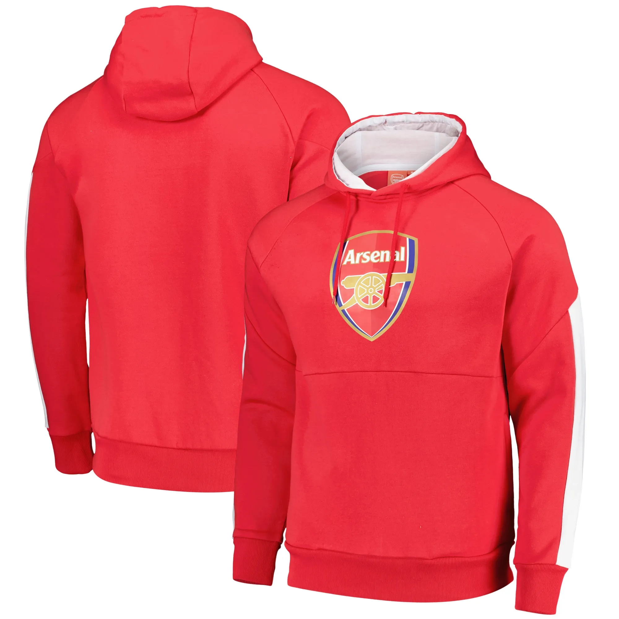 Arsenal Core Large Crest Hoodie - Red - Mens
