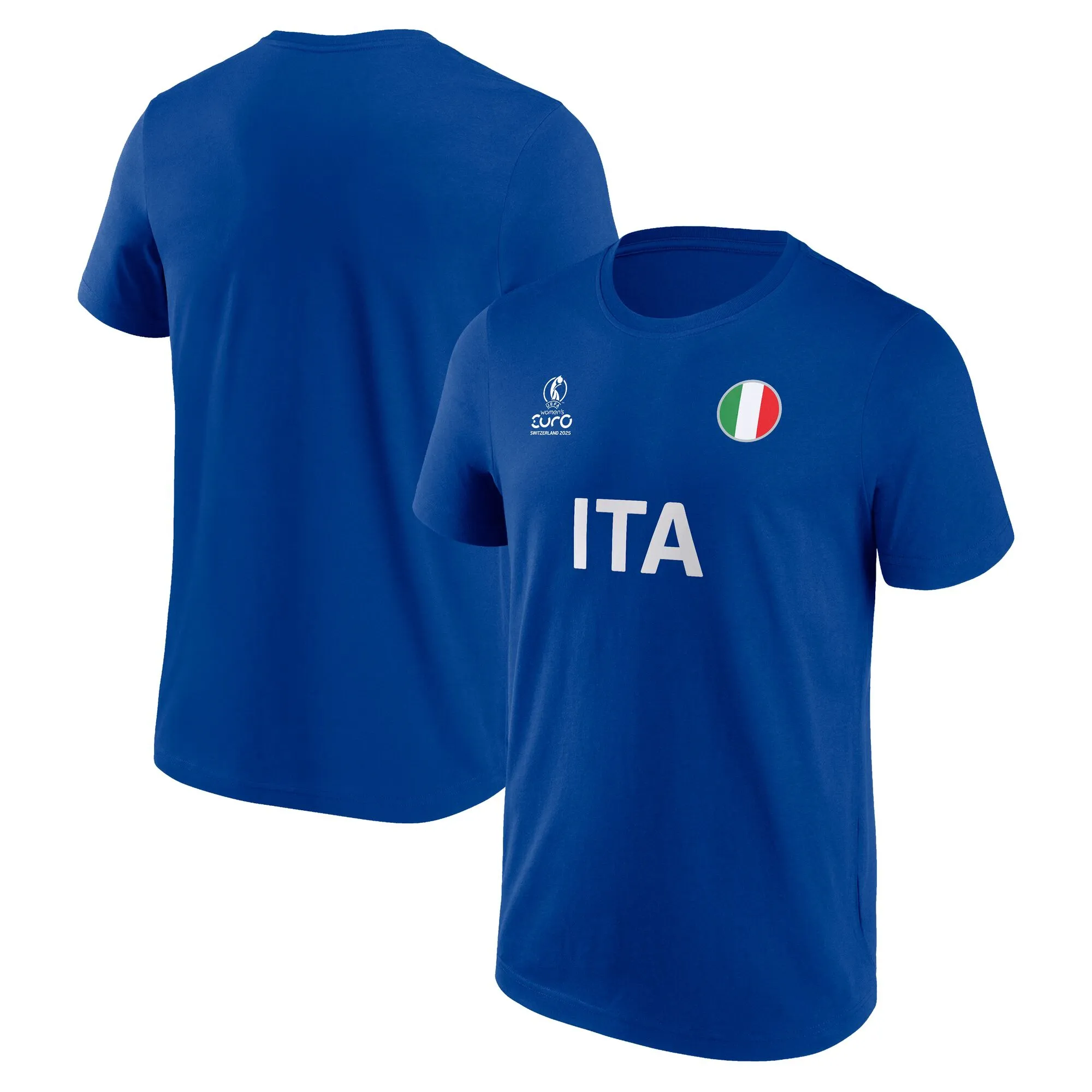UEFA Euro 25 Italy Graphic T-Shirt - Royal Blue - Unisex