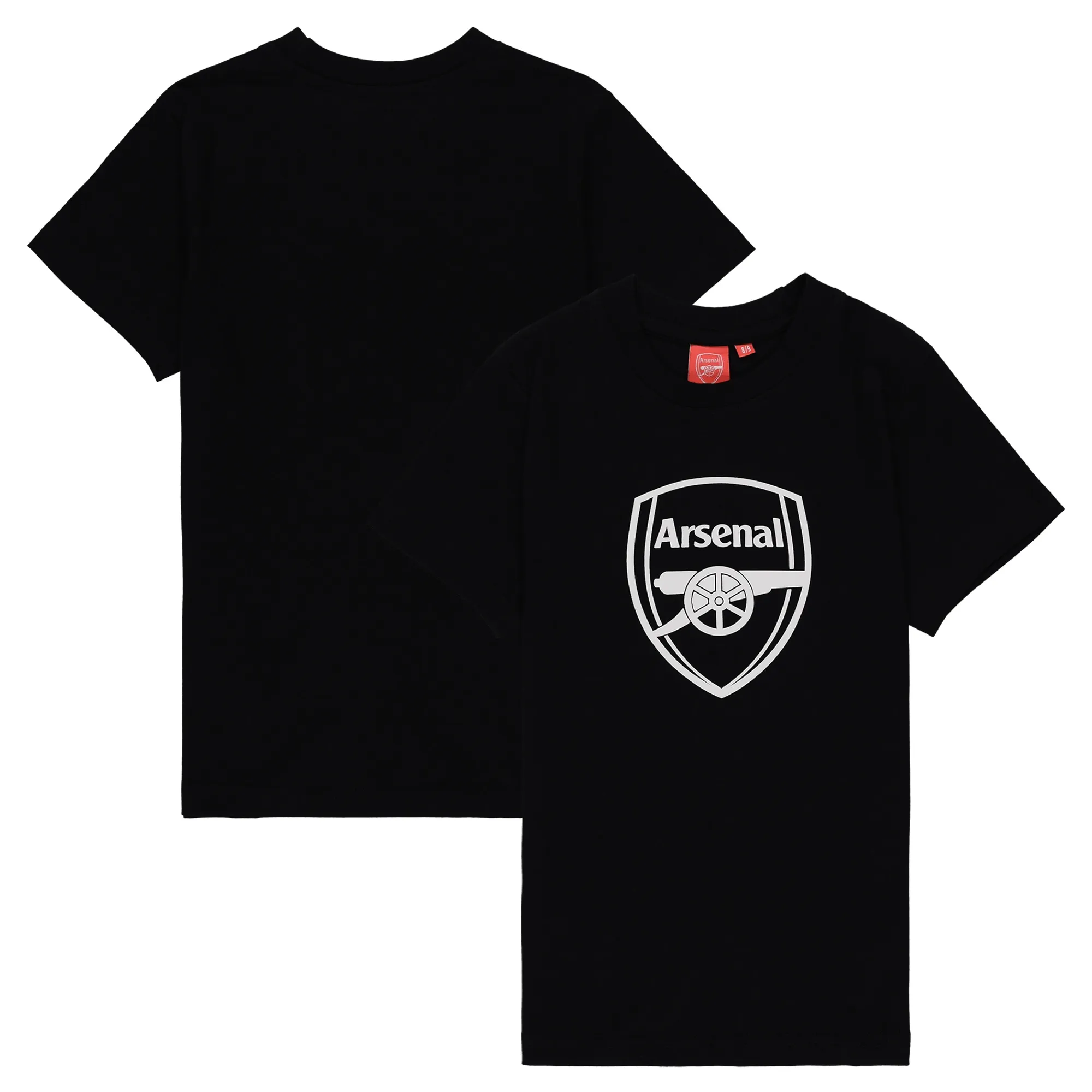 Arsenal Core Large Tonal Crest T-Shirt - Black - Kids