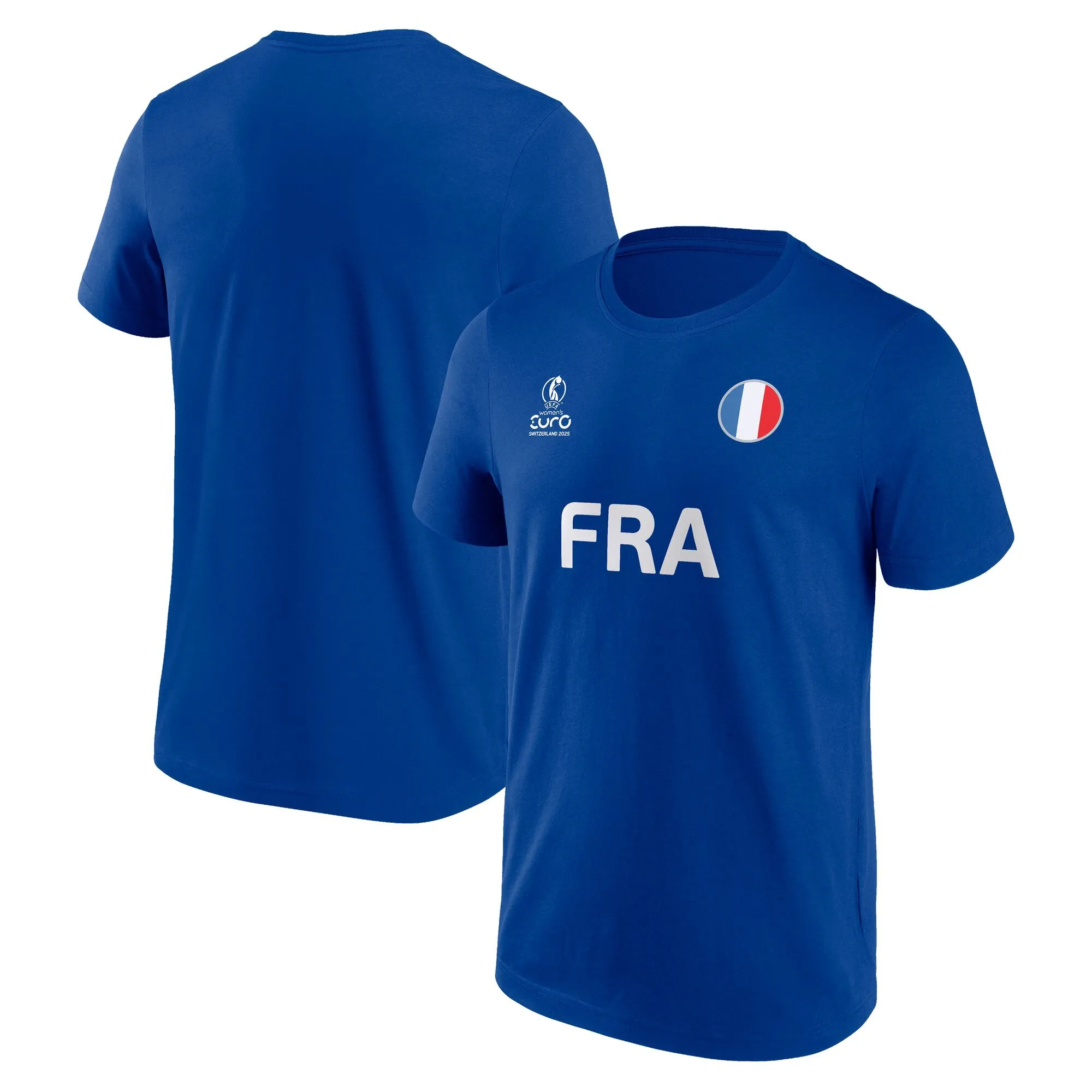 UEFA Euro 25 France Graphic T-Shirt - Royal Blue - Unisex