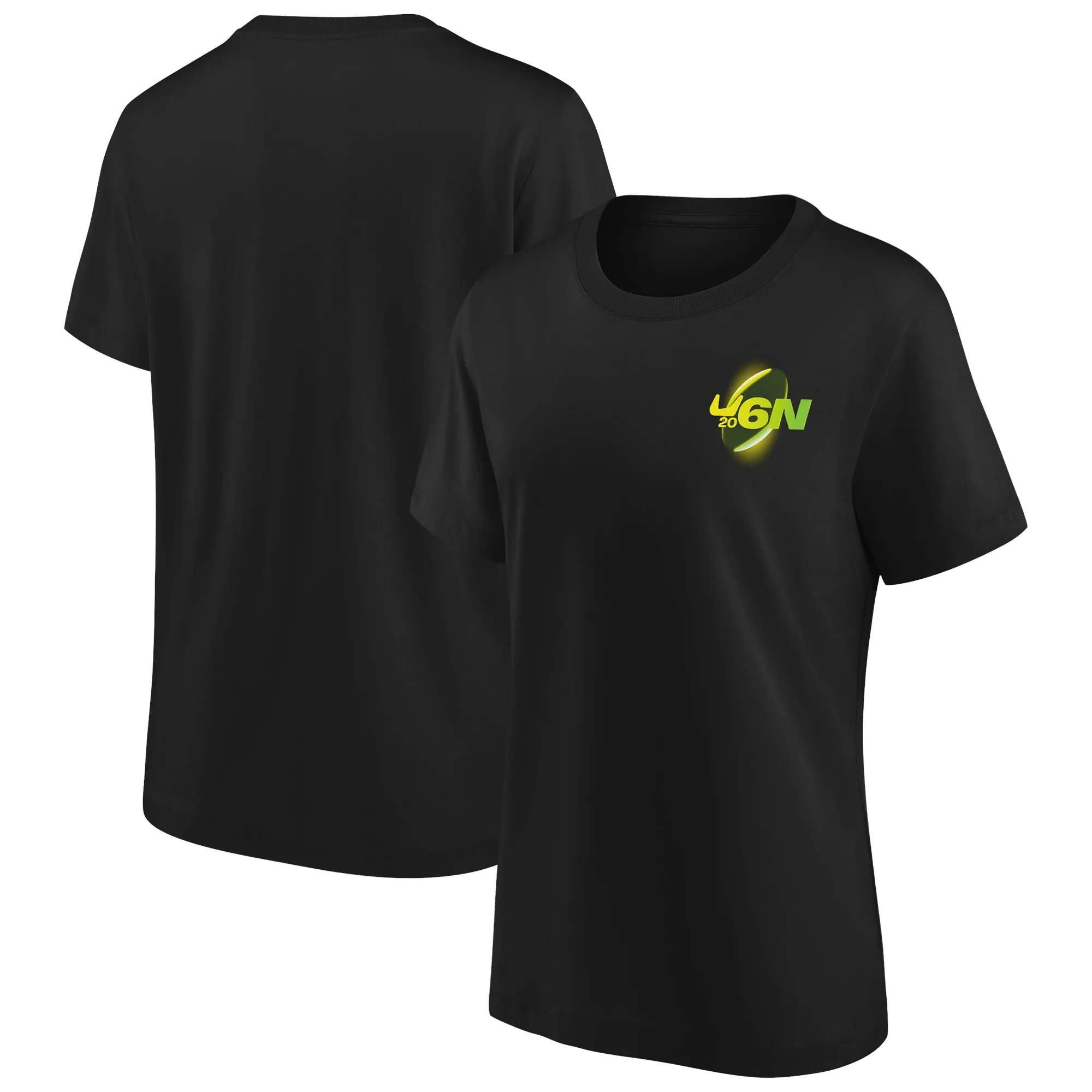 Six Nations Under 20s Primary Logo Graphic T-Shirt - Black - Womens