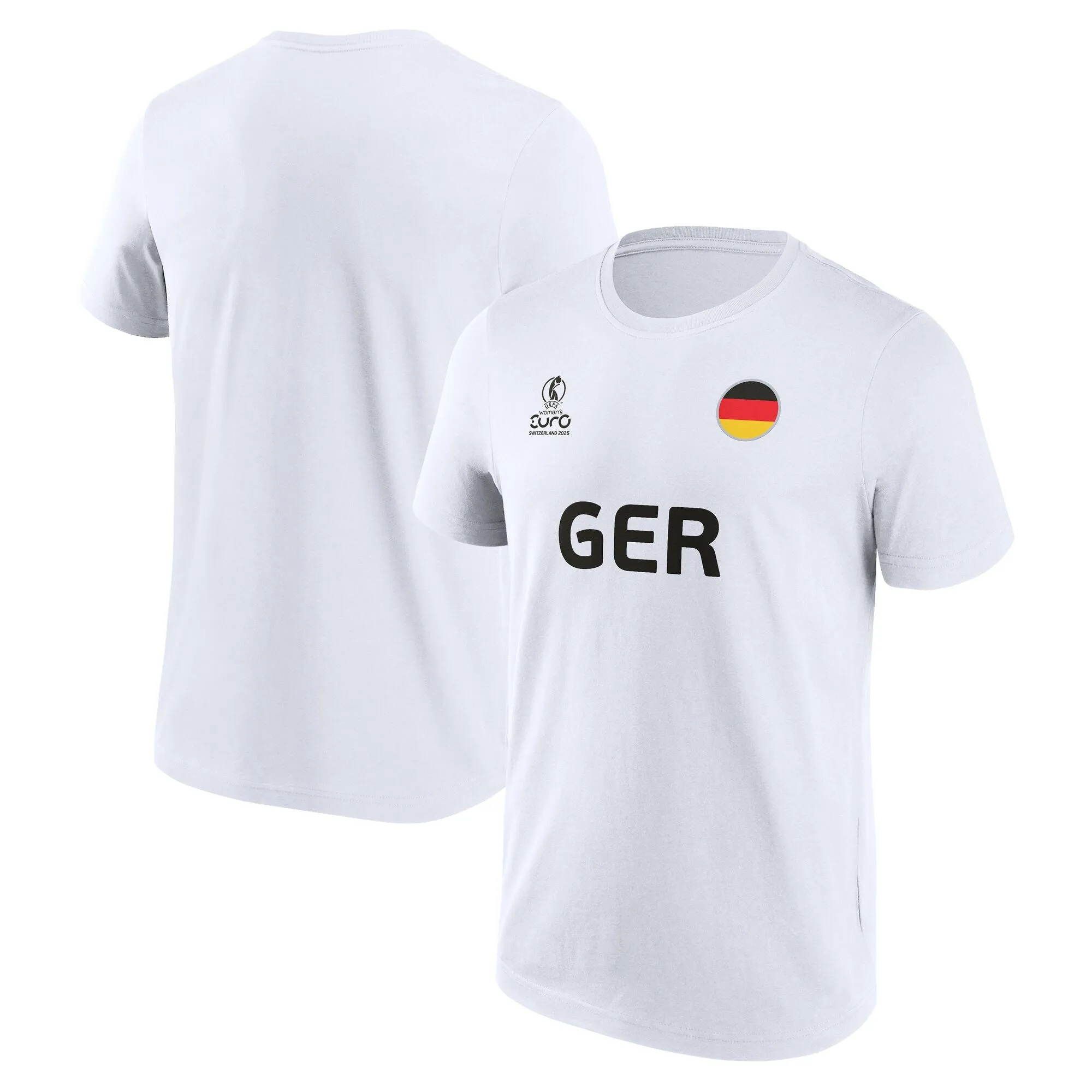 UEFA Euro 25 Germany Graphic T-Shirt - White - Unisex