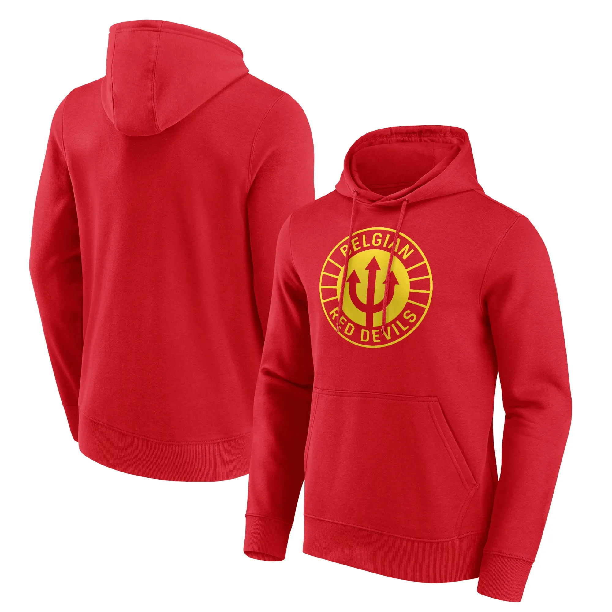Belgium FA Red Devils Graphic Hoodie - Red - Mens