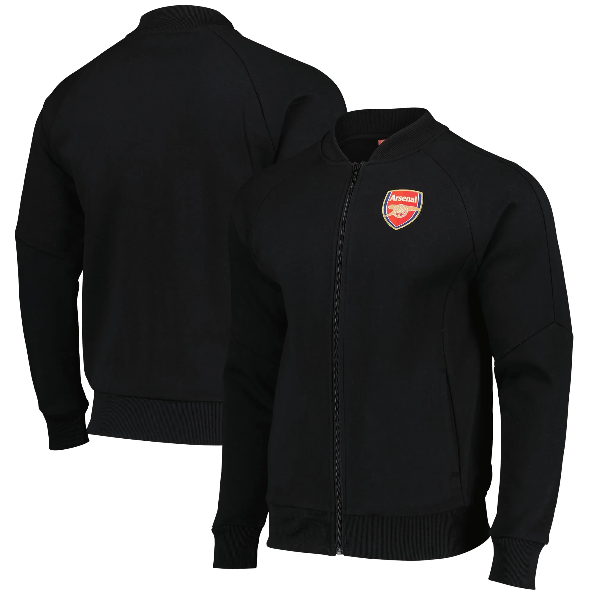 Arsenal Core Track Jacket - Black - Mens