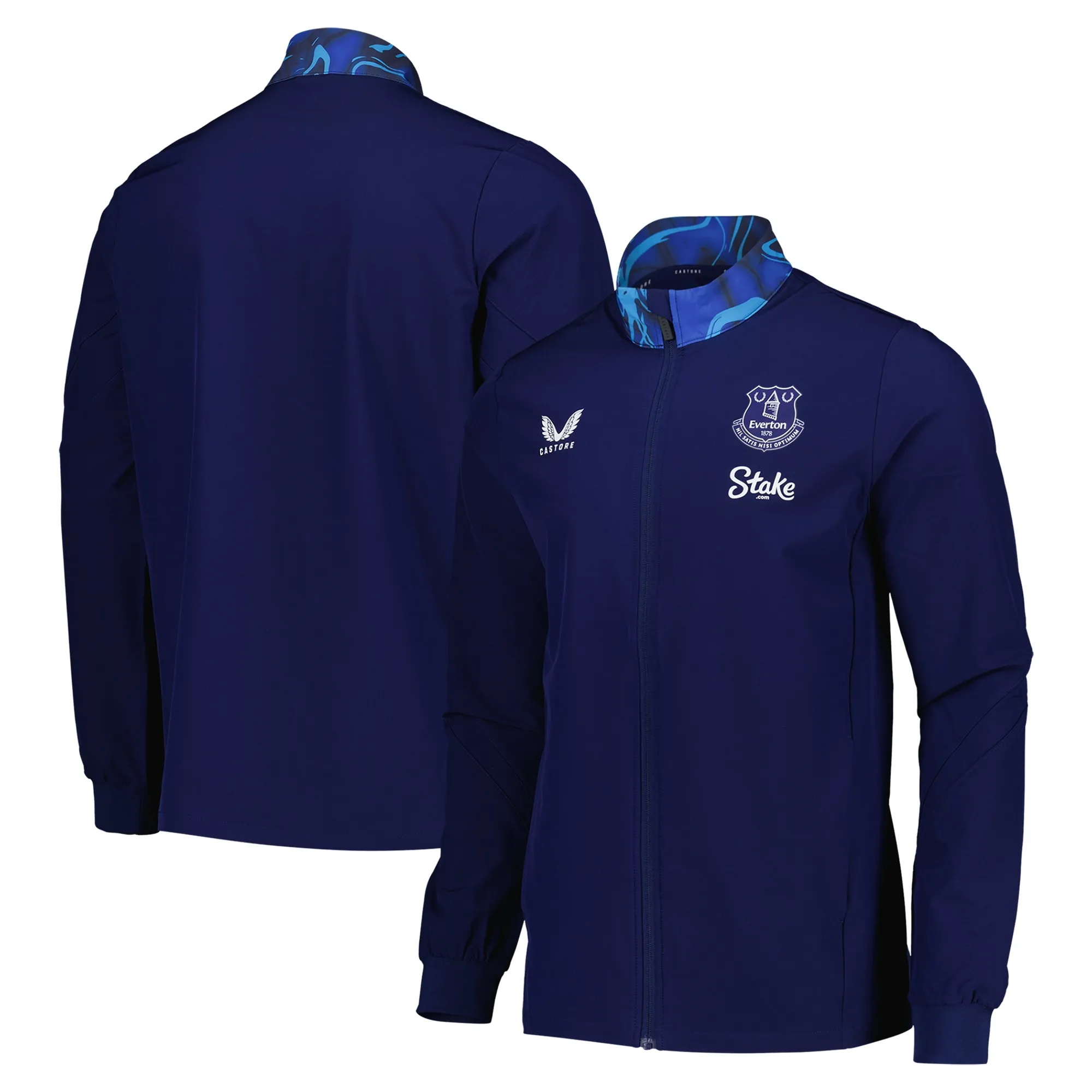 Everton Castore League Matchday Anthem Jacket - Navy