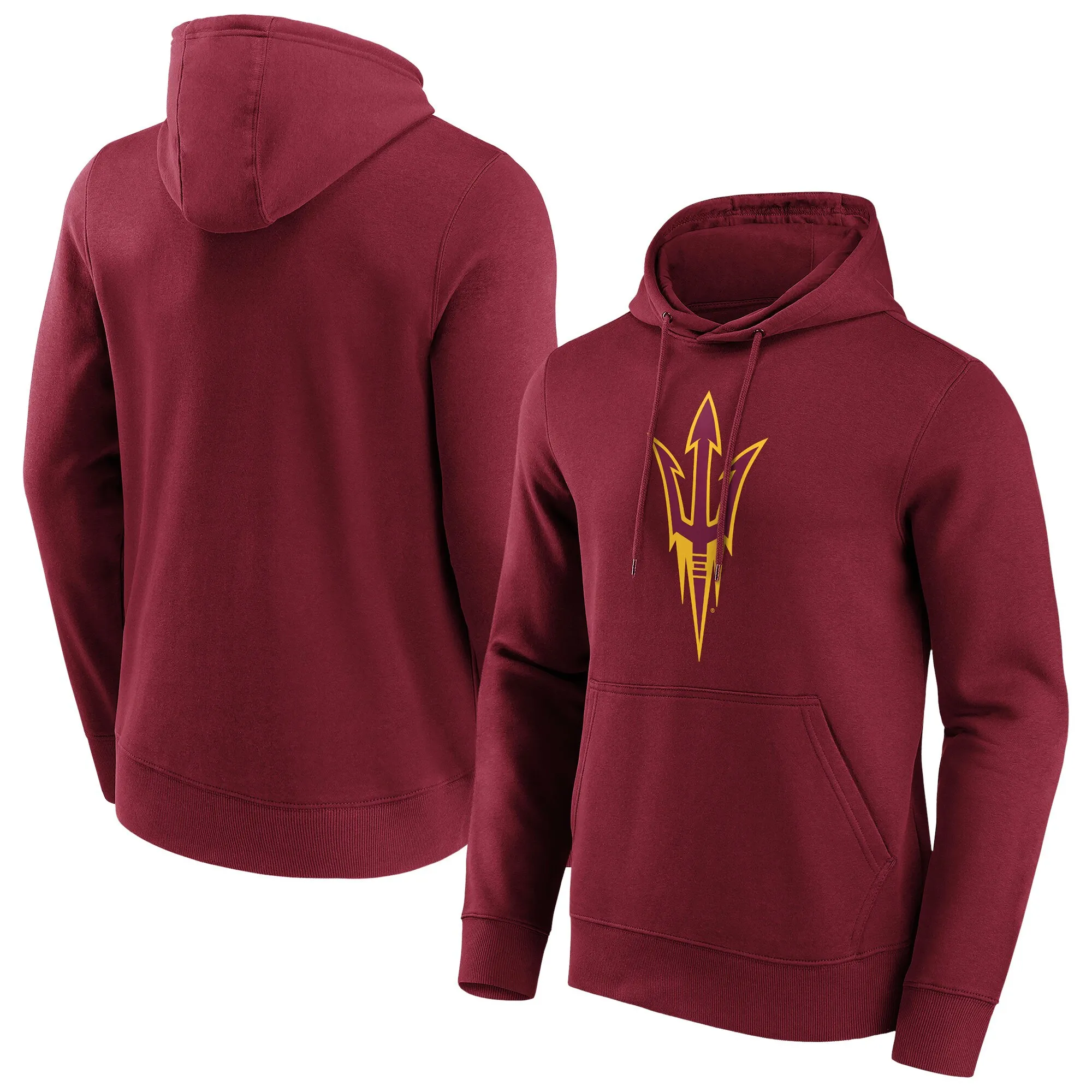 NCAA Arizona State Sun Devils Primary Logo Graphic Hoodie - Mens