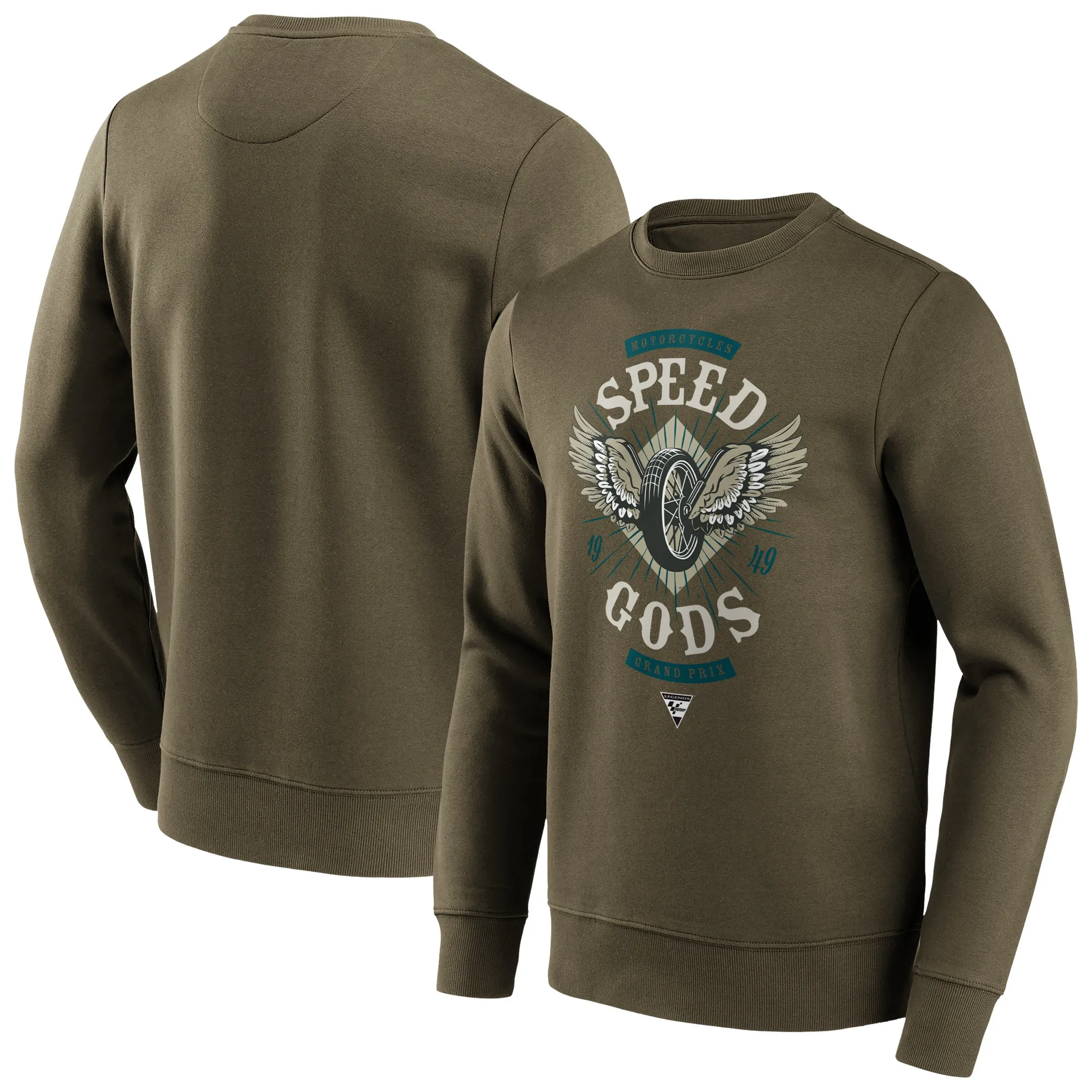 MotoGP™ Legends Speed of Gods Graphic Crew Sweatshirt - Khaki