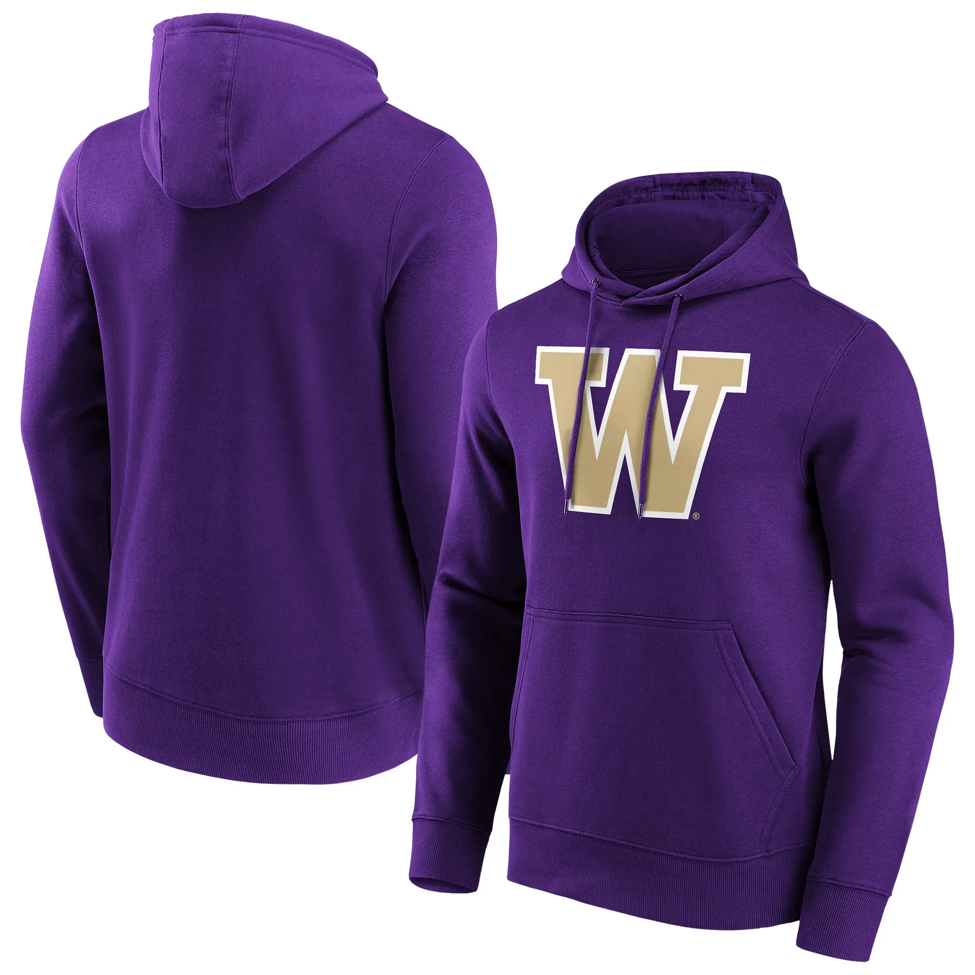 NCAA Washington Huskies Primary Logo Graphic Hoodie - Mens