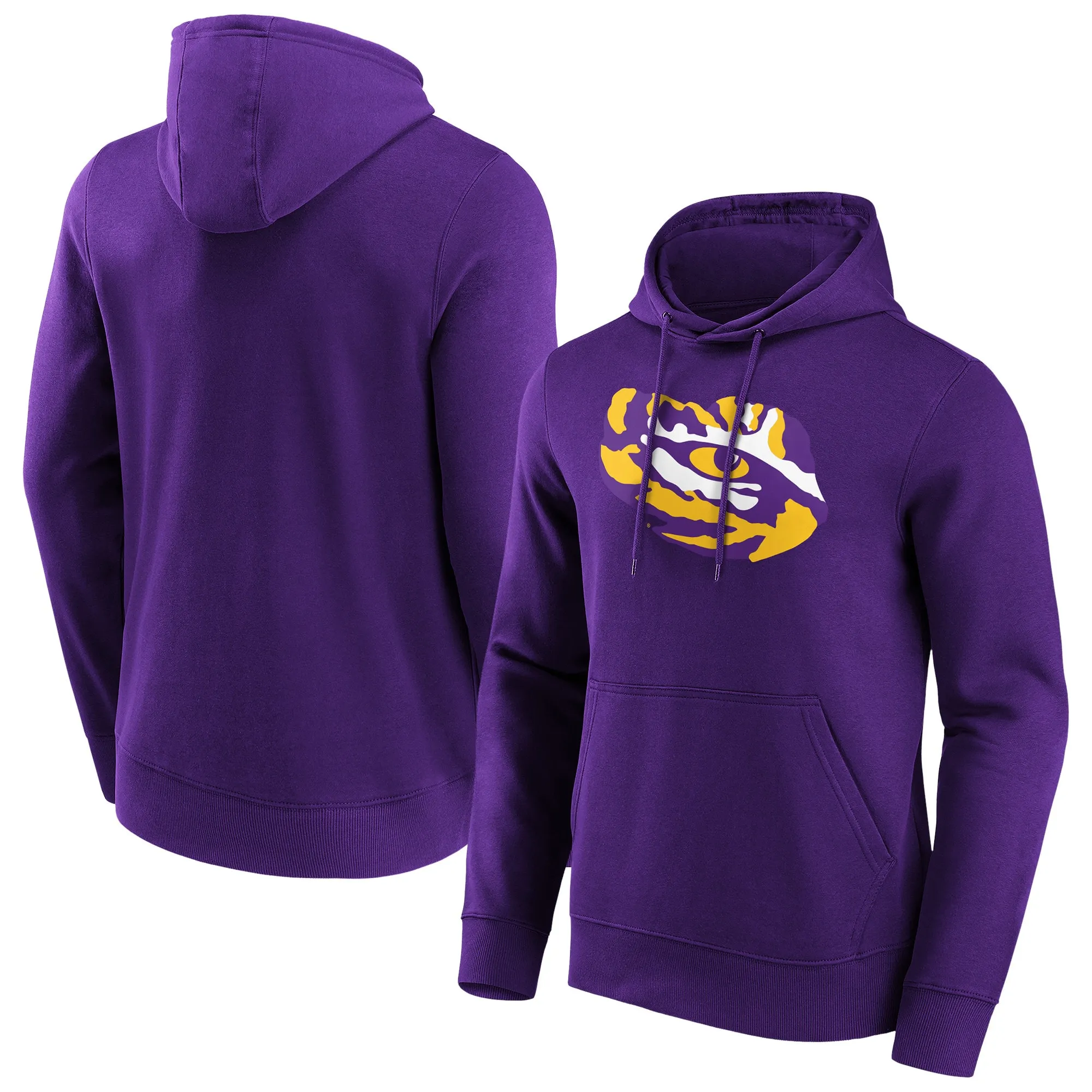 NCAA LSU Tigers Primary Logo Graphic Hoodie - Mens