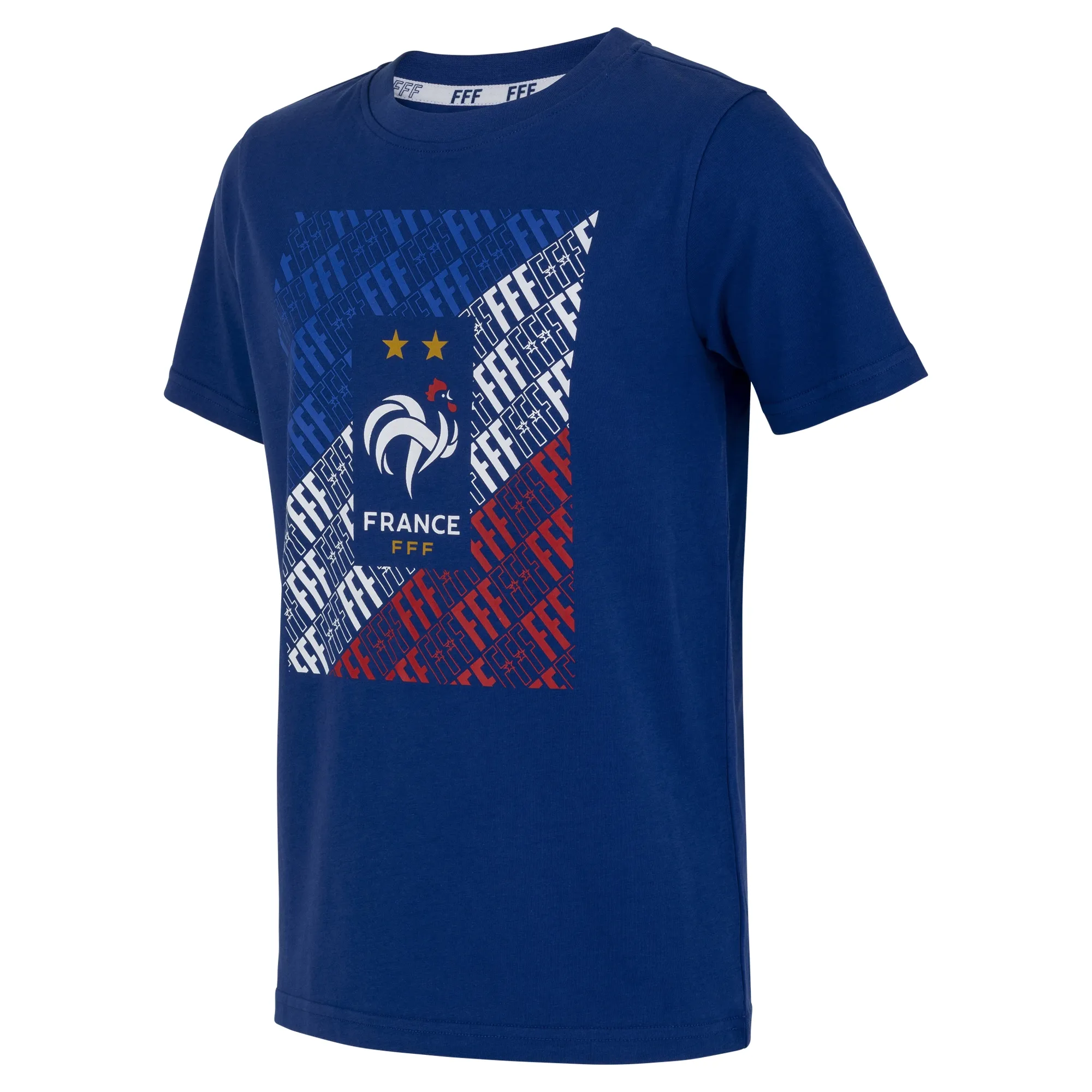 France Graphic Crest T-Shirt - Blue - Kids