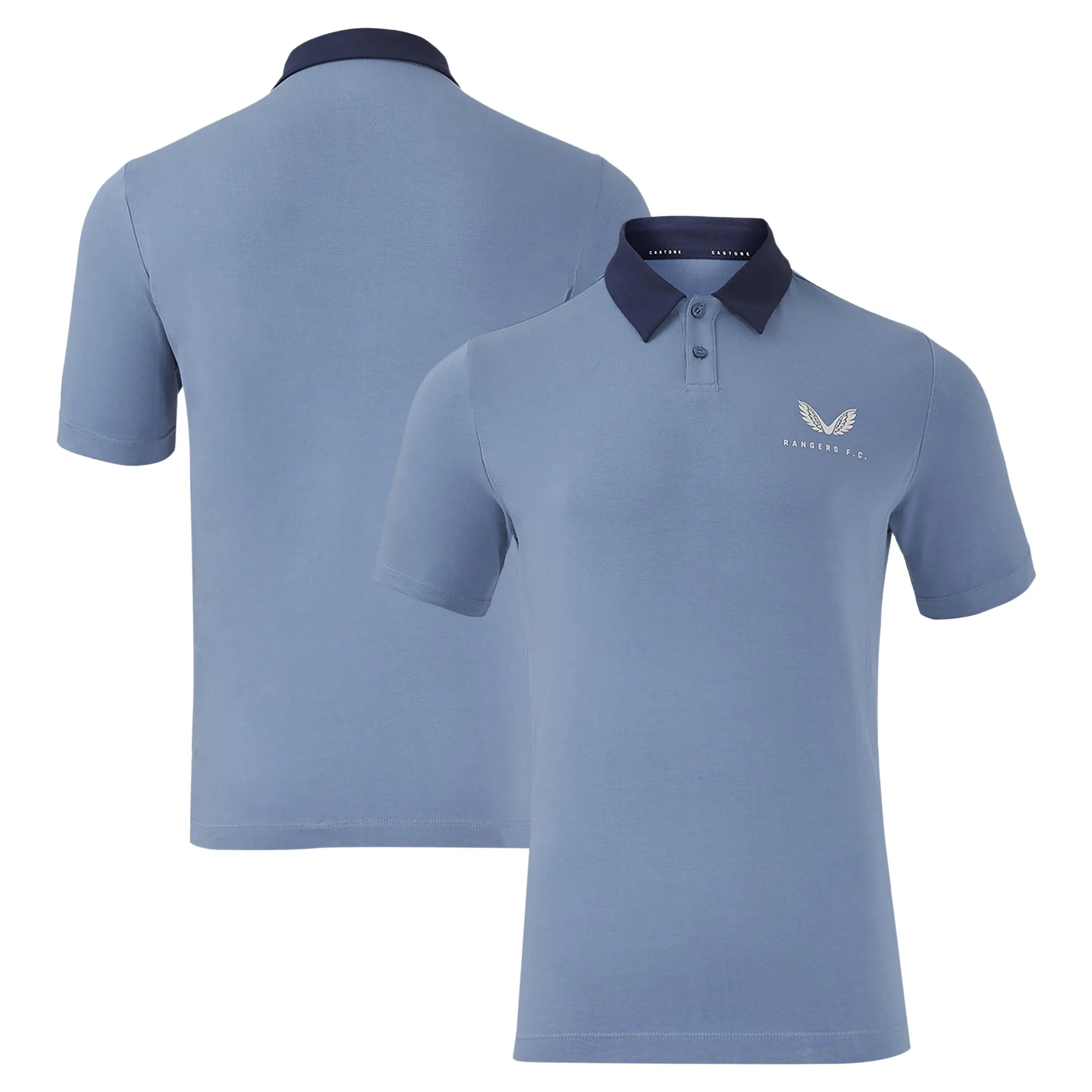 Glasgow Rangers Castore Travel Polo - Blue