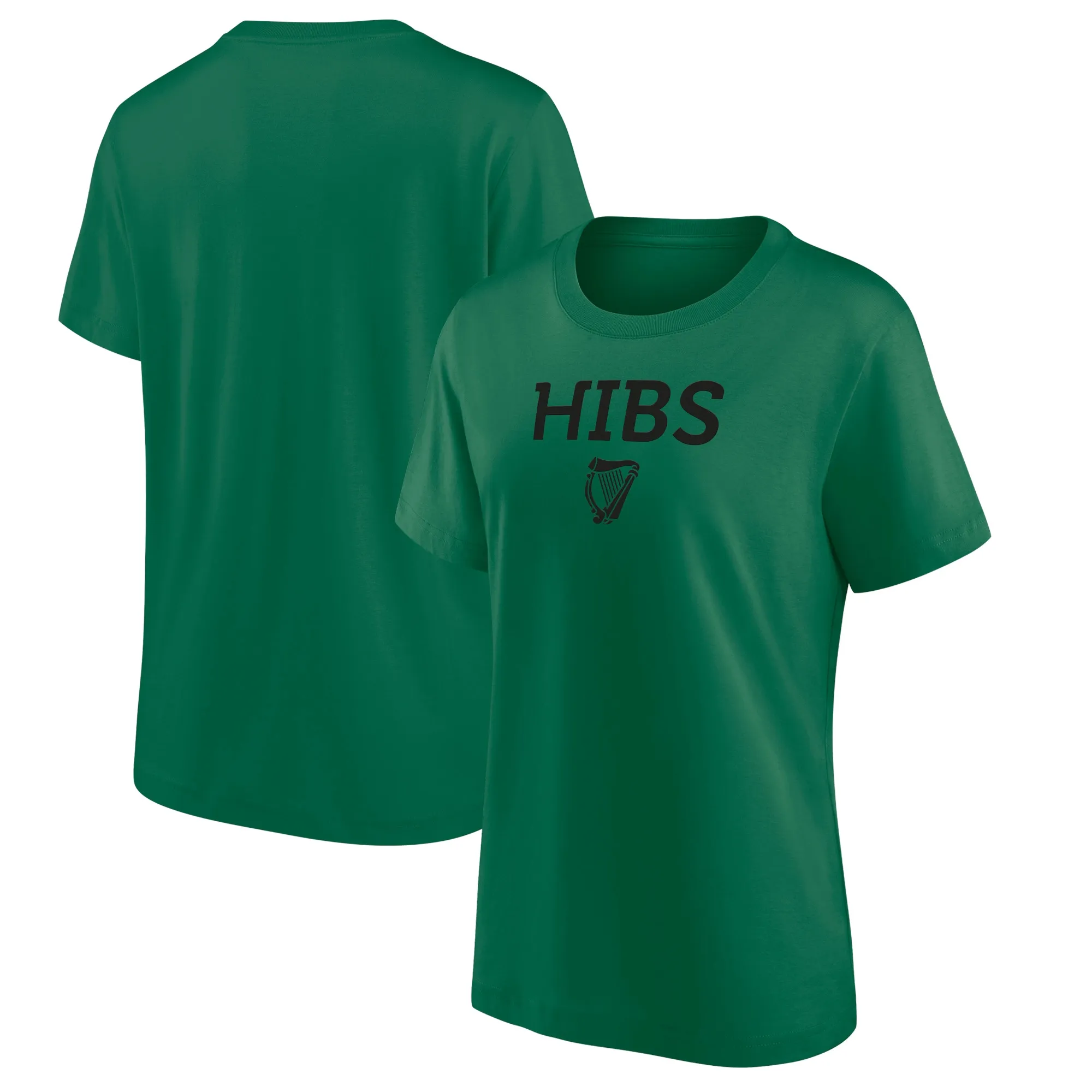 Hibernian Wordmark Graphic T-Shirt - Kelly Green - Womens