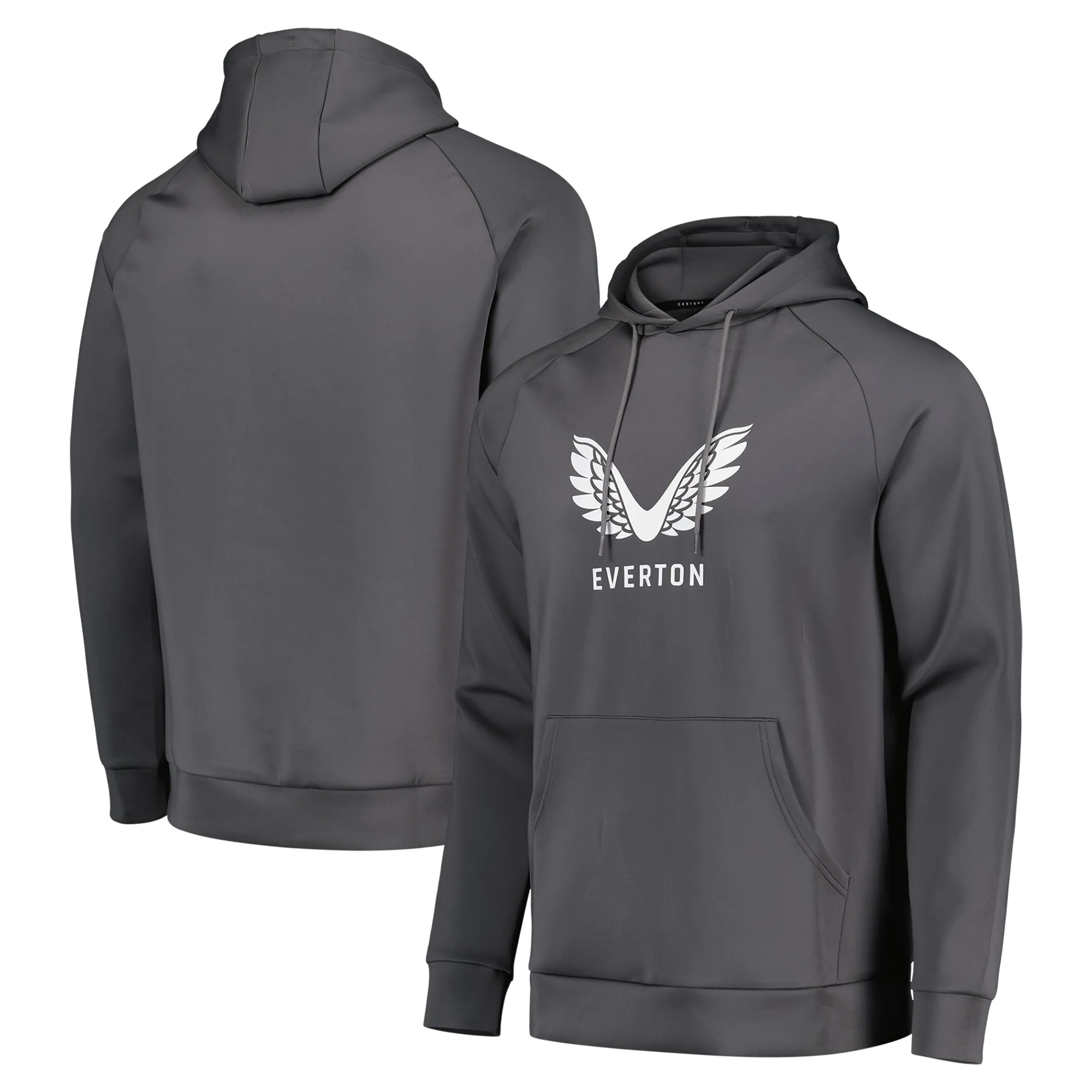 Everton Castore Players Presentation Hoodie - Grey