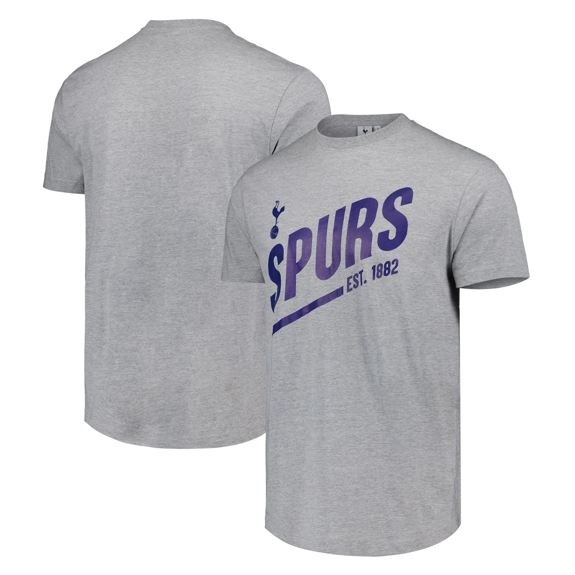 Tottenham Hotspur Core Established T-Shirt - Grey Marl - Men's