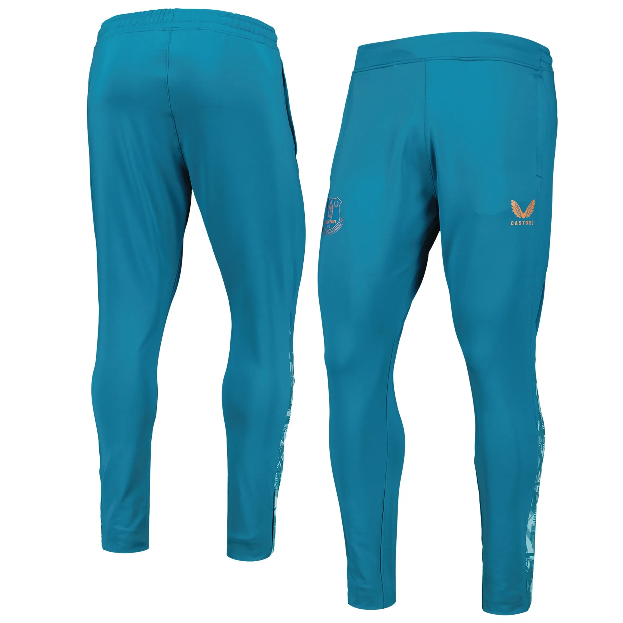Everton Castore Players Training Pants - Blue