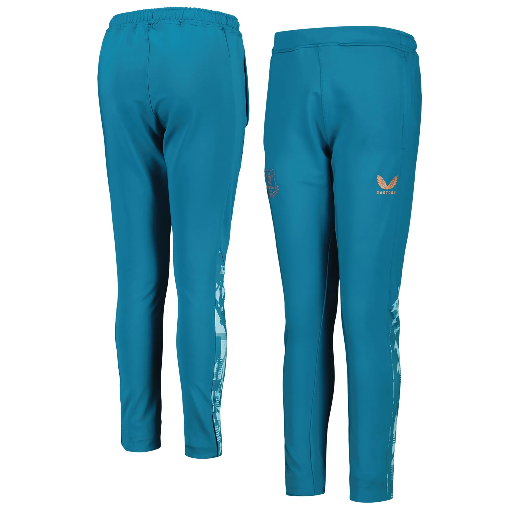 Everton Castore Players Training Pants - Blue - Kids