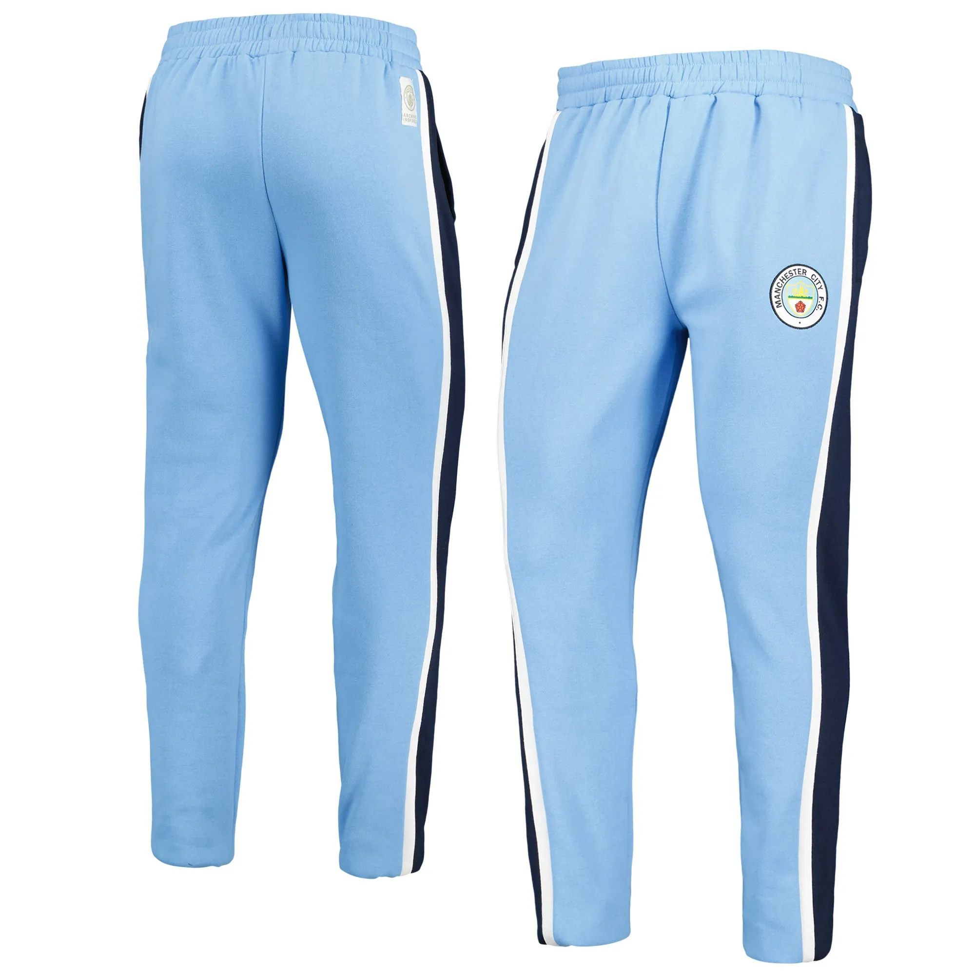 Manchester City 1992 Archive Joggers - Sky/Navy - Mens