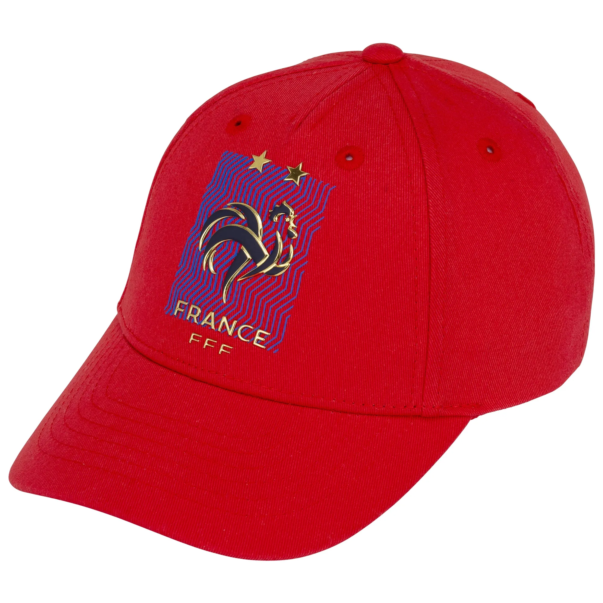 France Large Crest Cap - Red - Kids