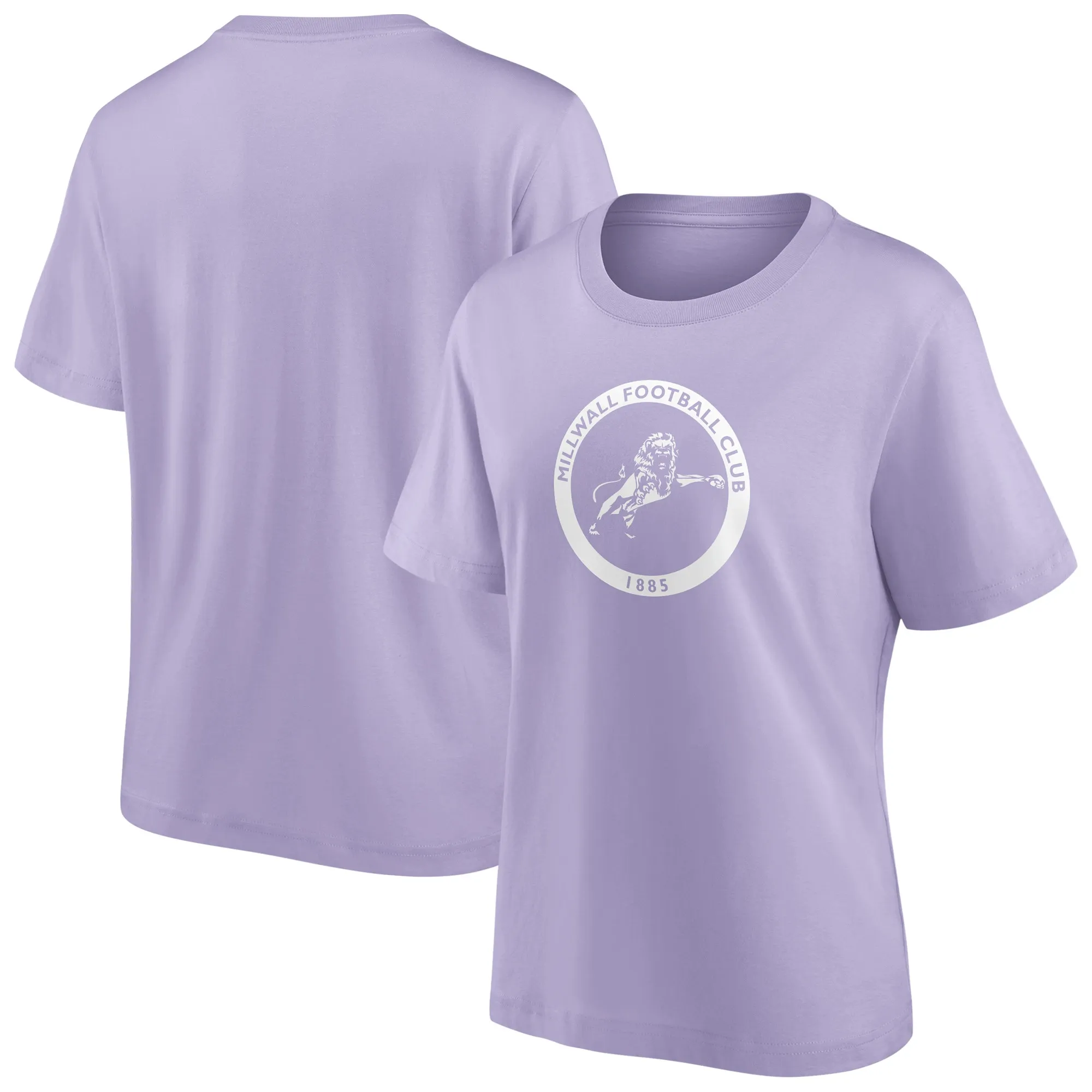 Millwall Mono Logo Graphic T-Shirt (Relaxed Fit) - Purple Rose - Womens