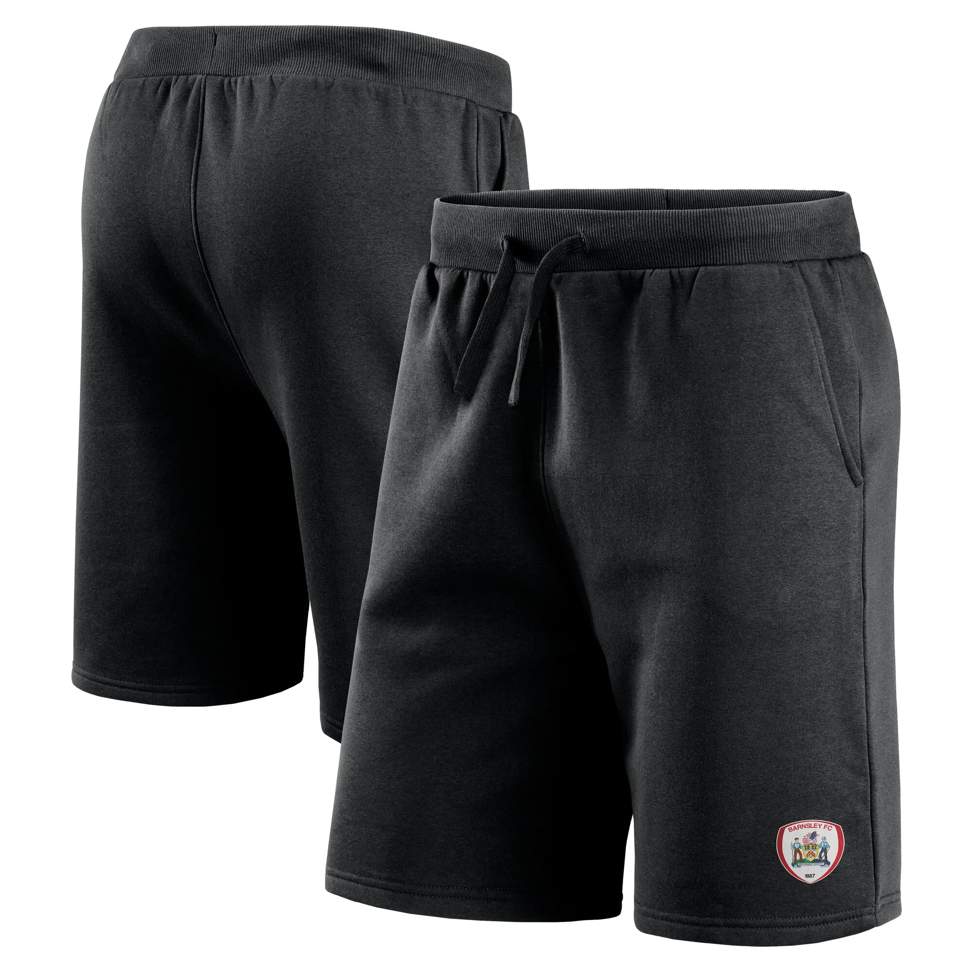 Barnsley Logo Sweat Short - Black - Mens