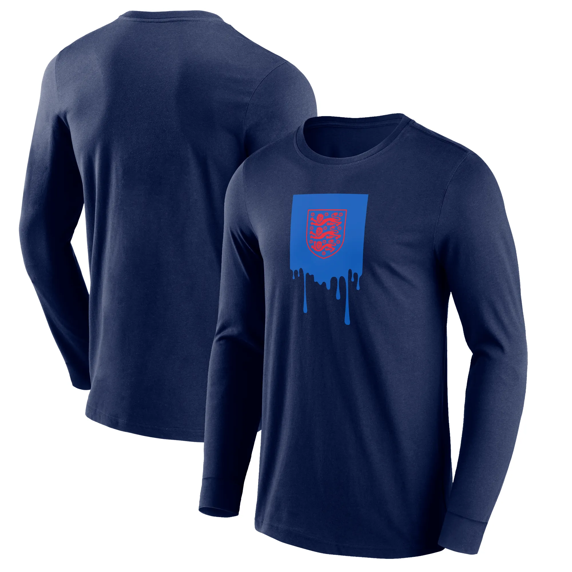 England Liquify Graphic T-Shirt - Navy - Mens