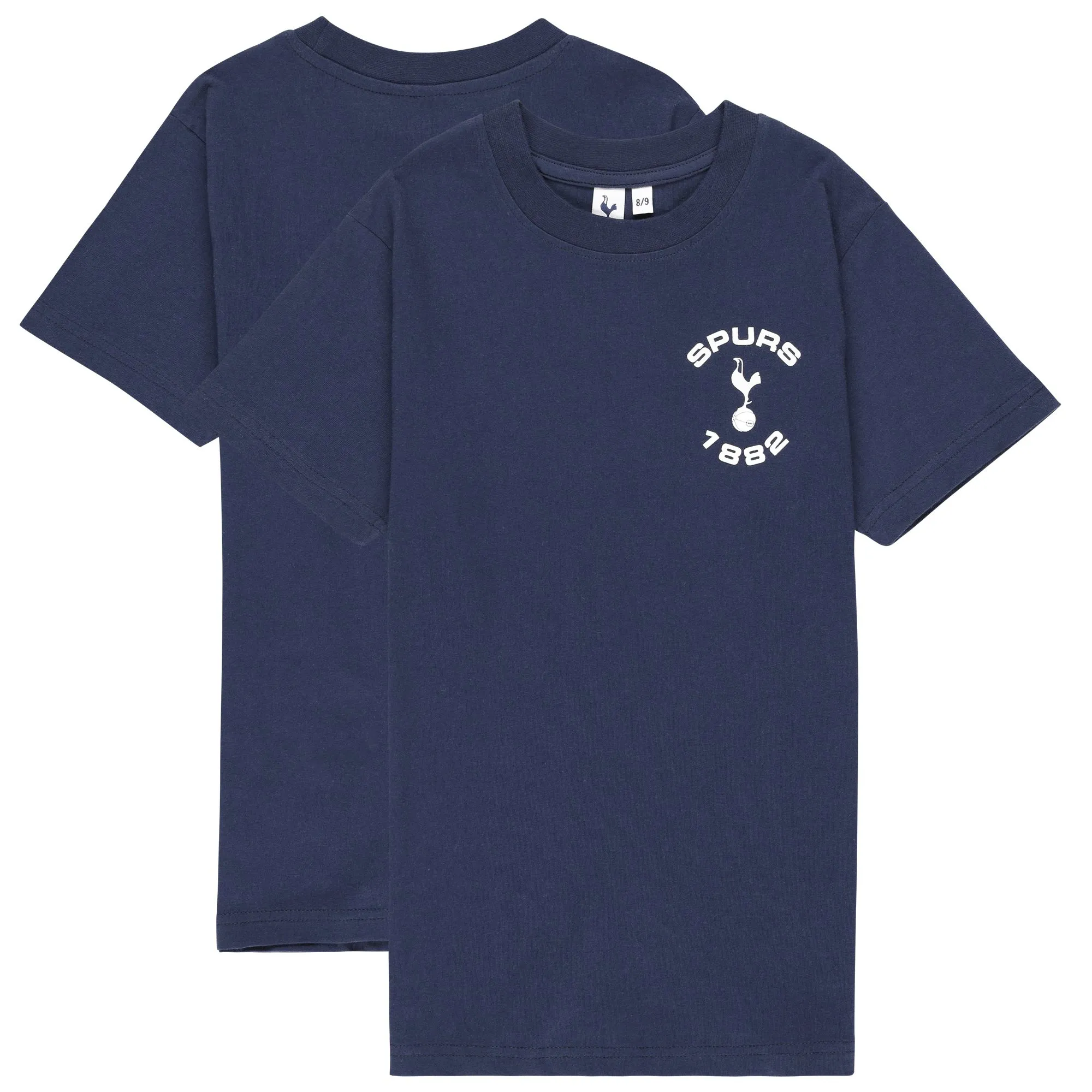 Tottenham Hotspur Core Small Crest T-Shirt - Navy - Boy's