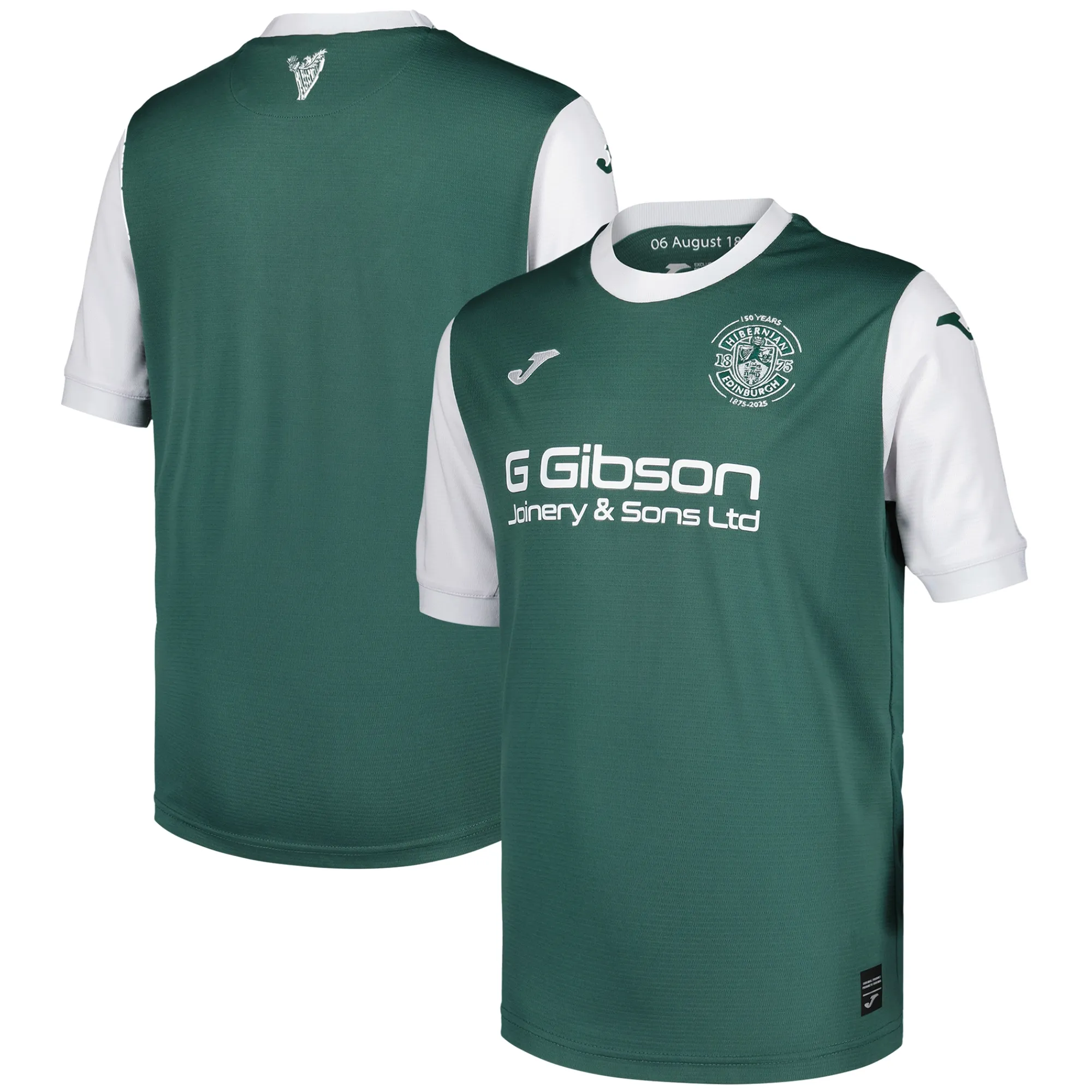 Hibernian Joma Home Shirt 2025-26 - Kids
