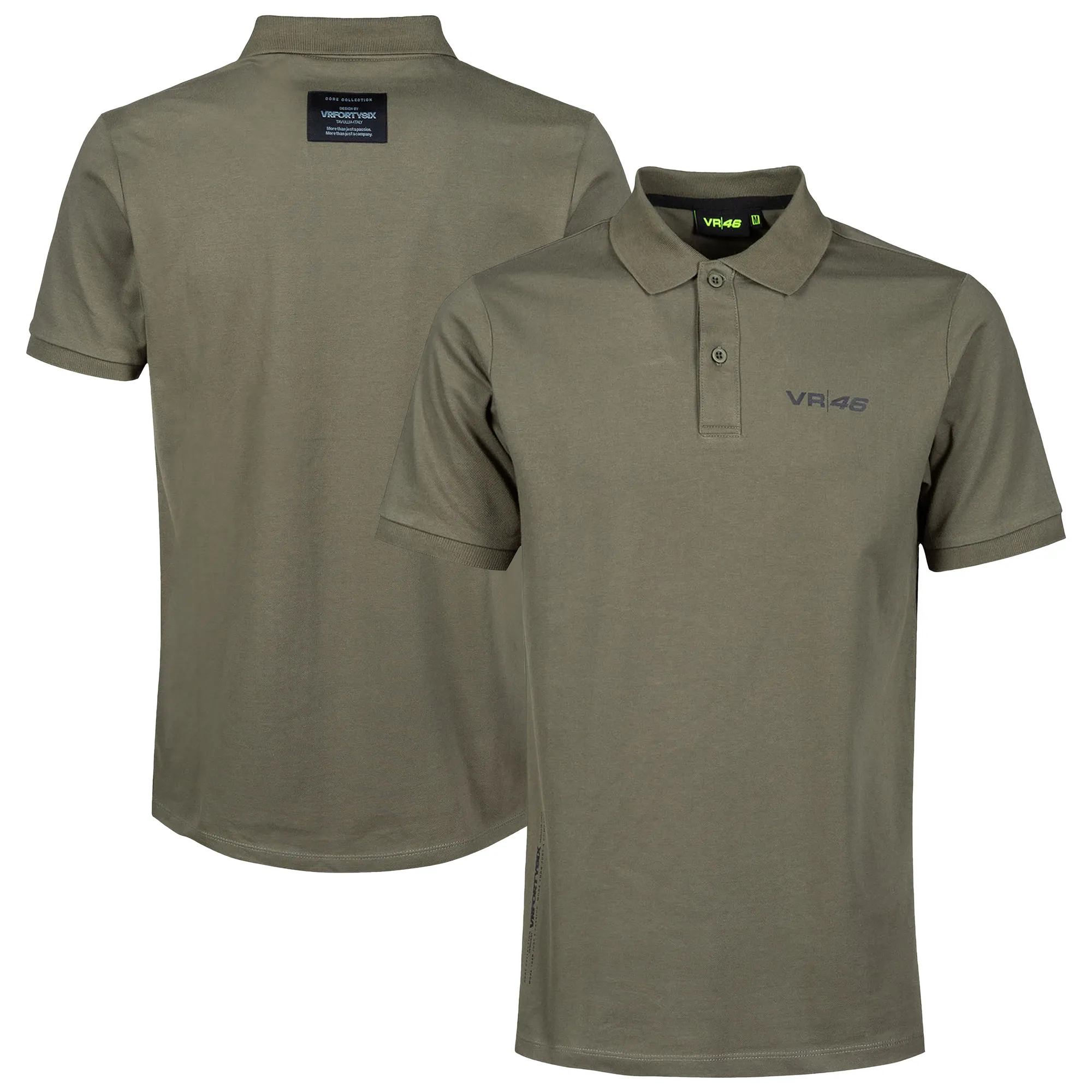 VR46 Racing Valentino Rossi Polo - Olive Green