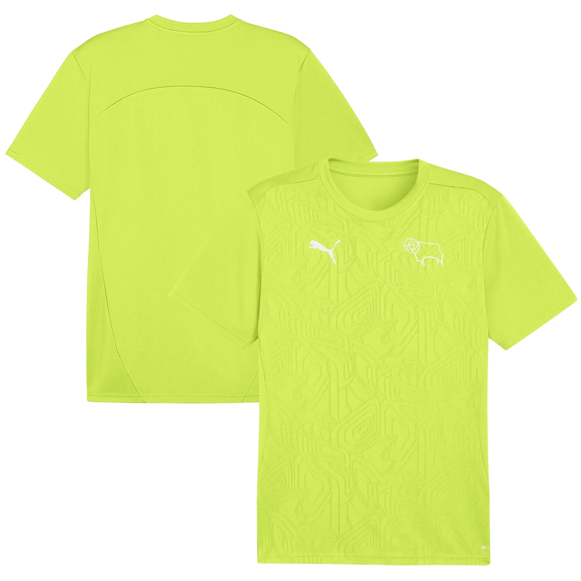 Derby County Puma Training Jersey - Green - Kids