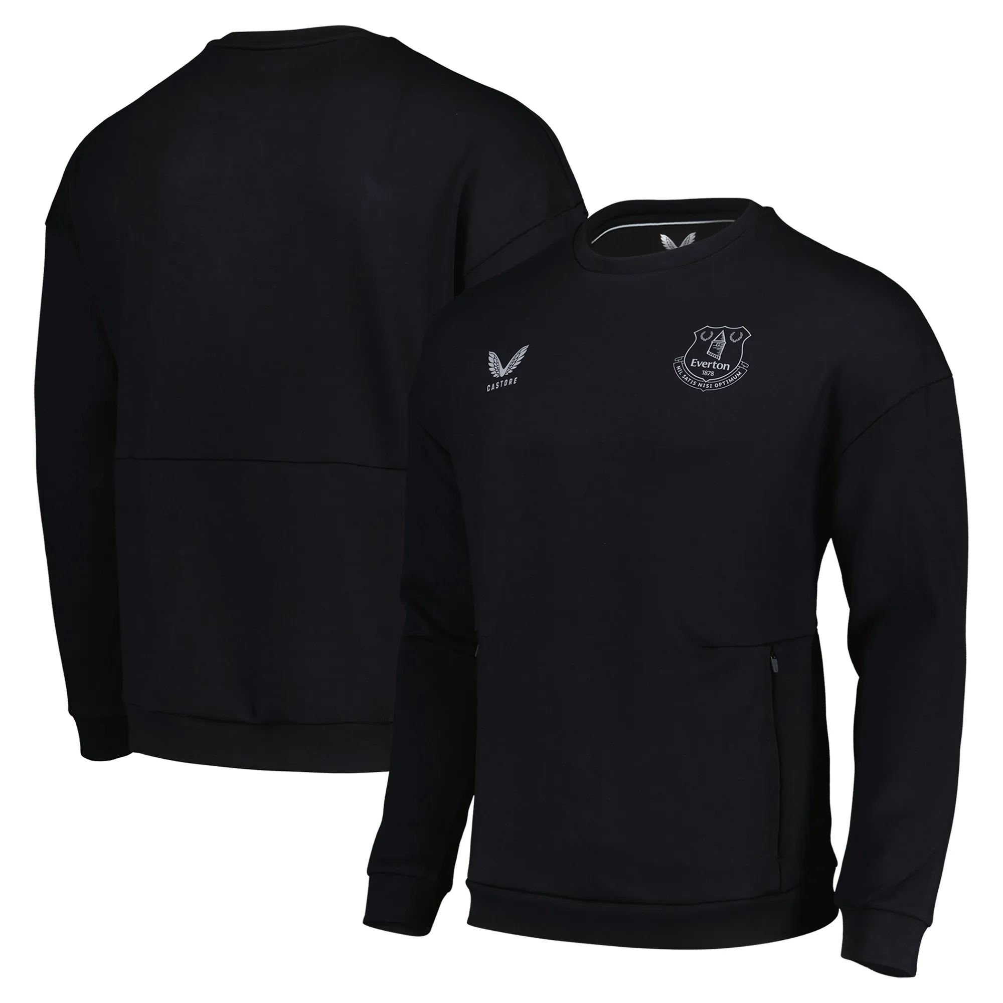 Everton Castore Travel Sweatshirt - Black
