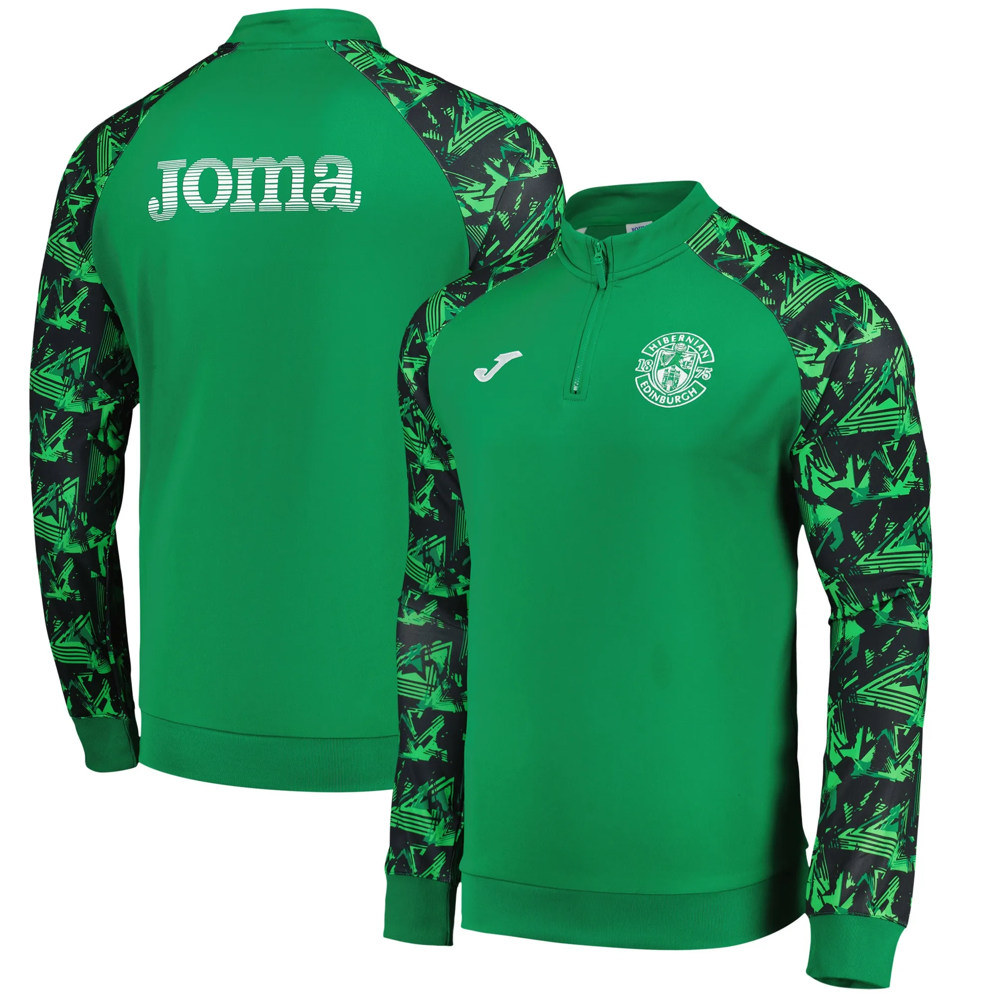 Hibernian Joma Player Training Midlayer Top - Green