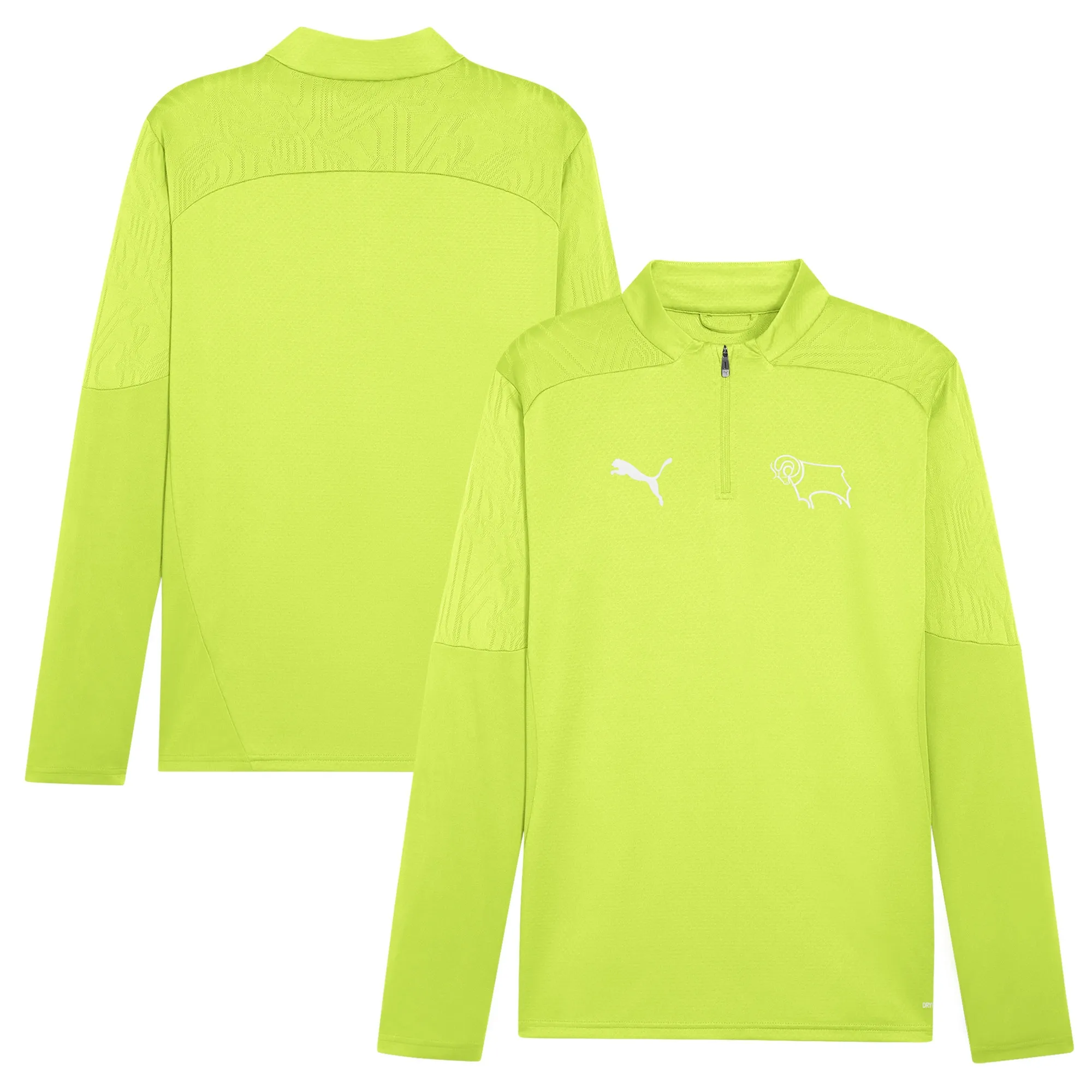 Derby County Puma Training 1/4 Zip Top - Green - Kids