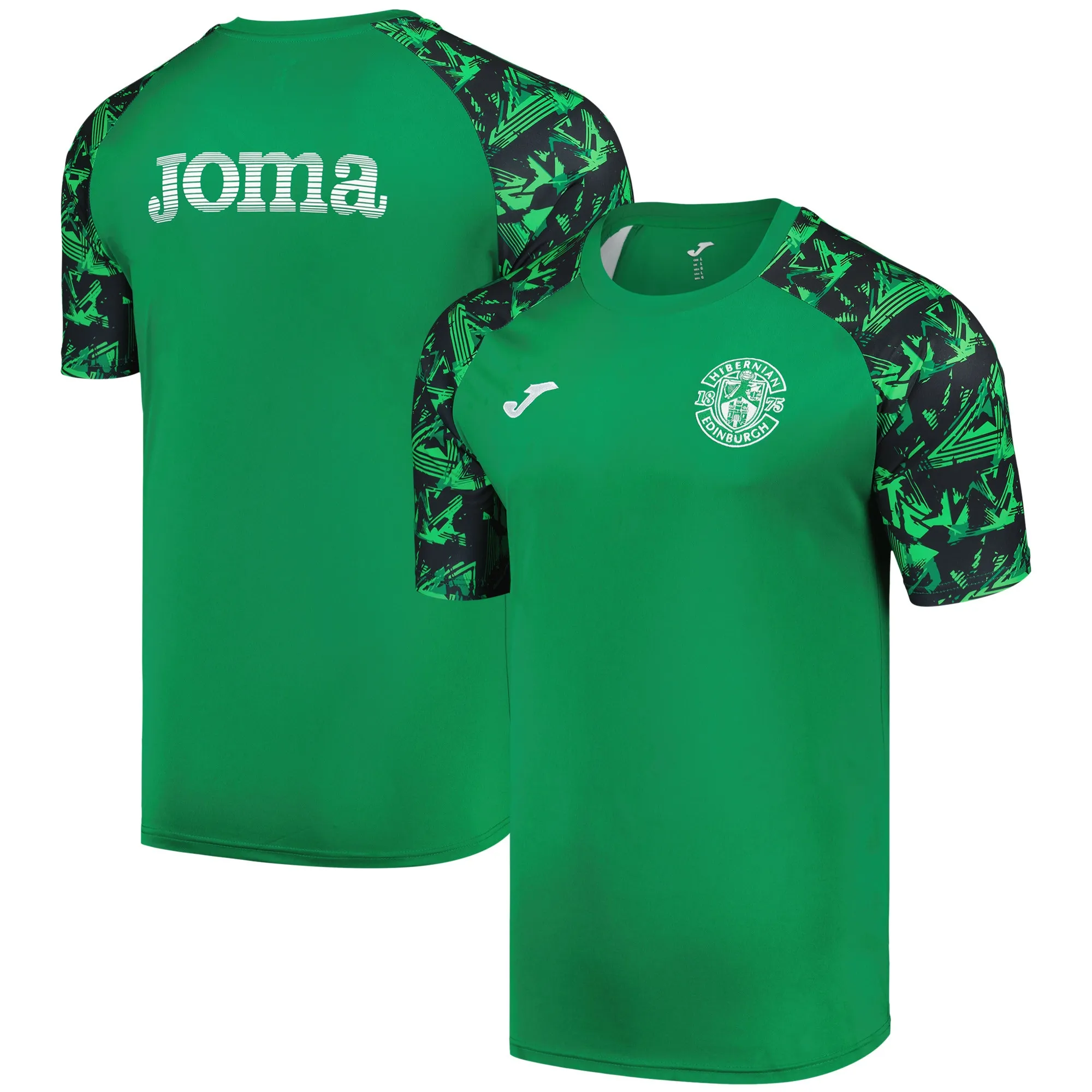 Hibernian Joma Player Training Top - Green