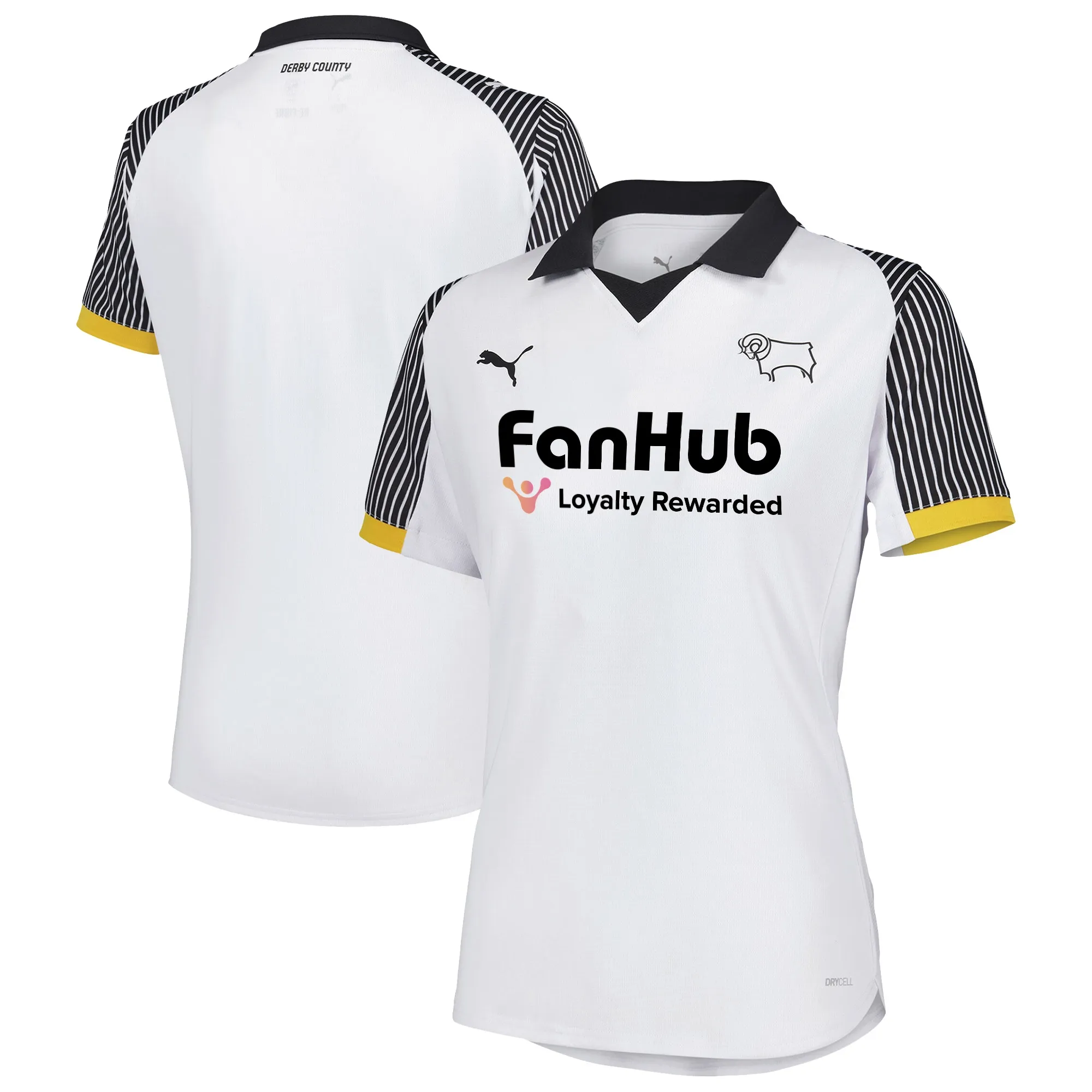Derby County PUMA Home Shirt 2025-26 - Womens