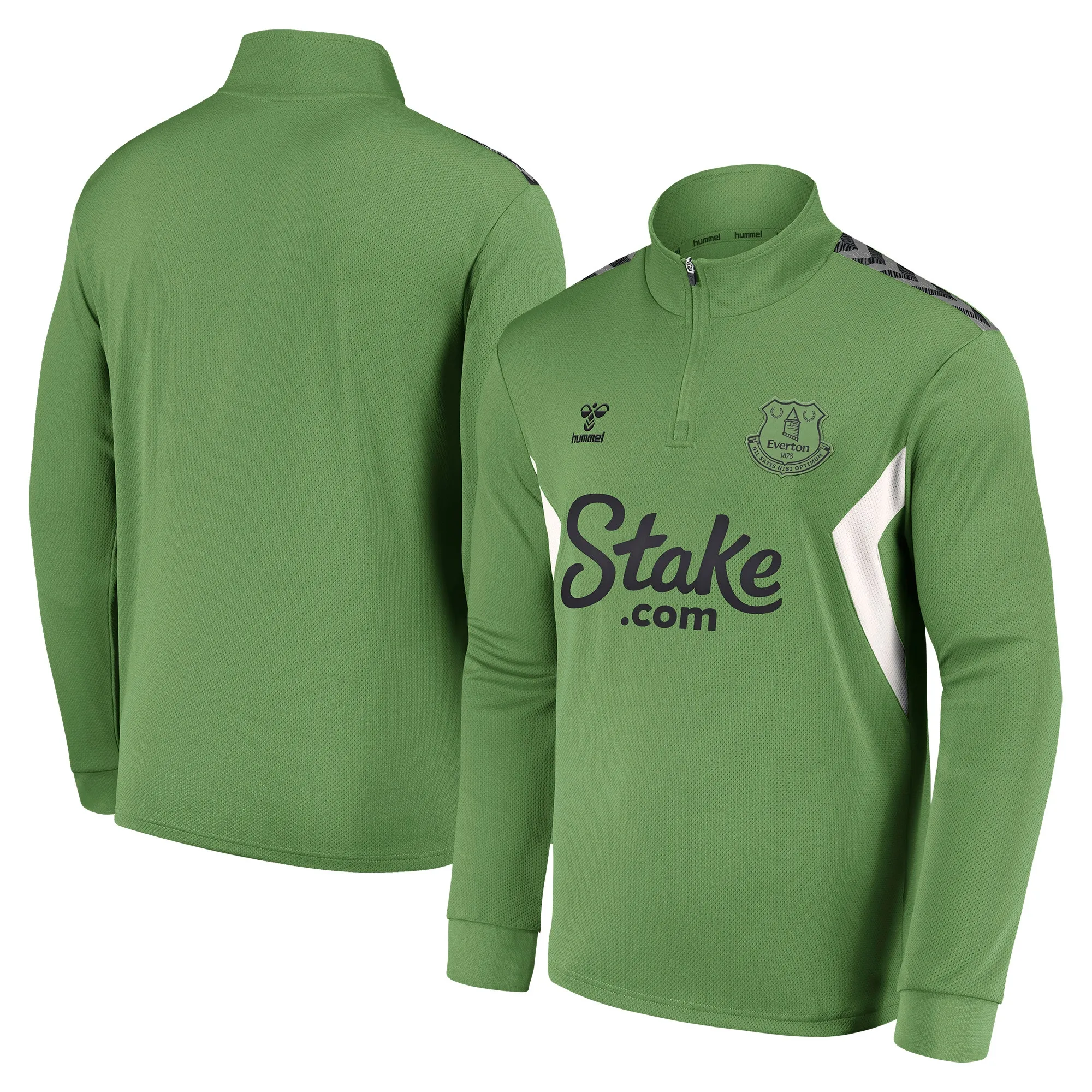 Everton Hummel Training Half Zip - Green