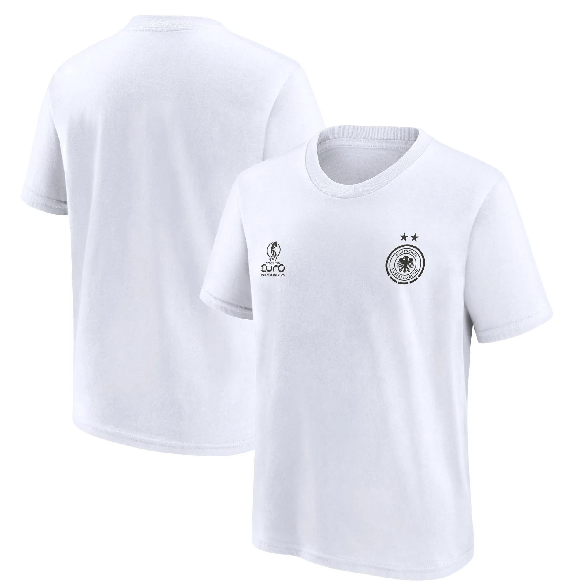 Germany x UEFA Women's Euros 2025 Graphic T-Shirt - White - Kids