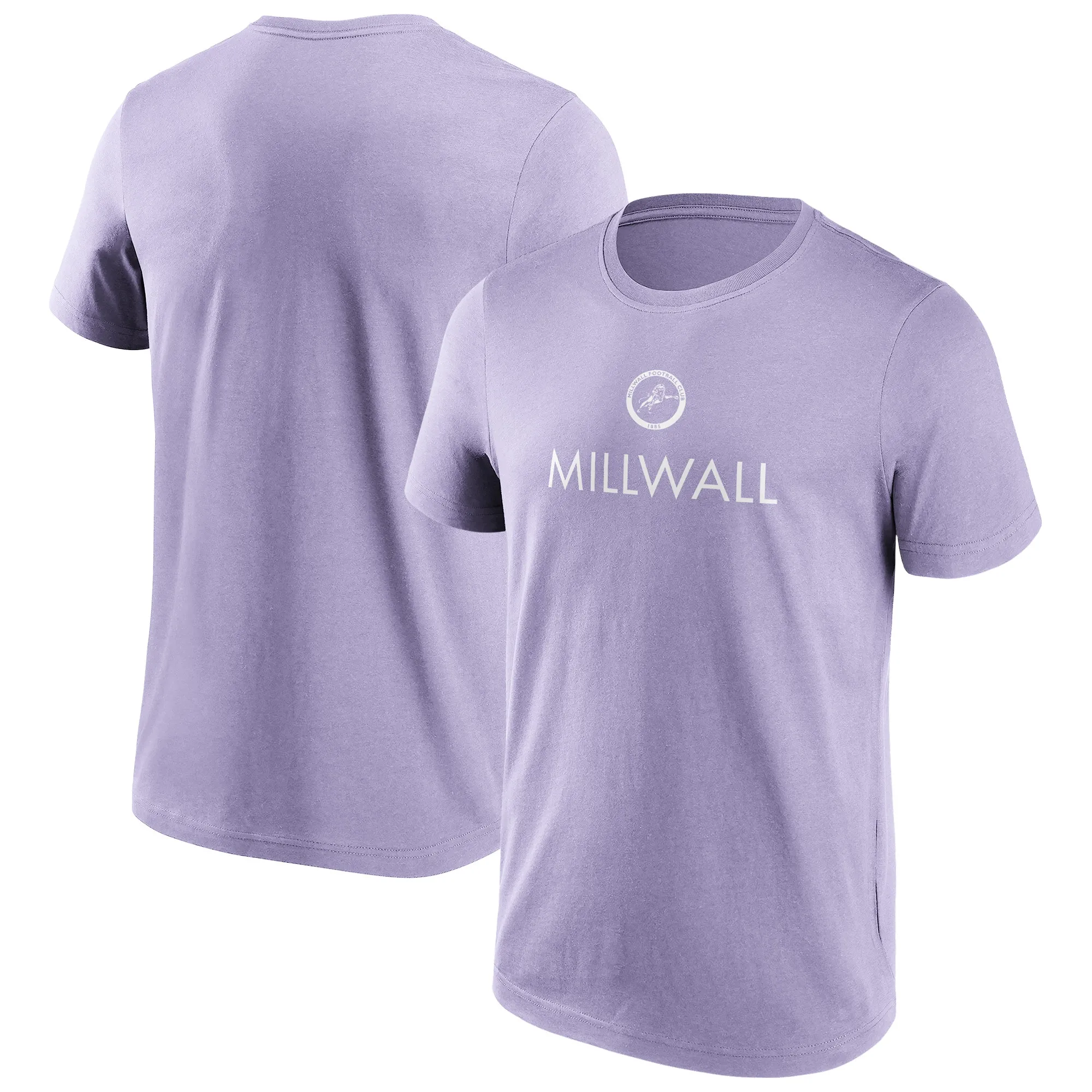 Millwall Wordmark Logo Graphic T-Shirt - Purple Rose - Mens