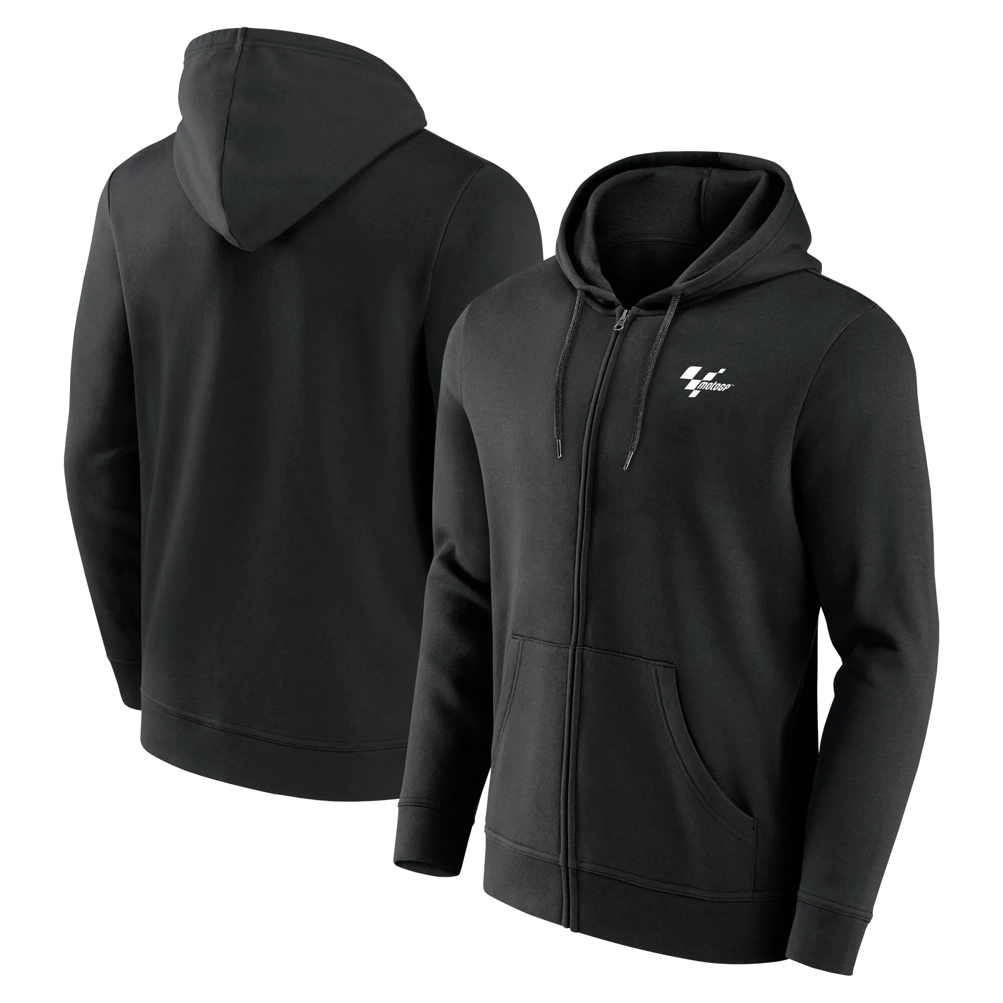 MotoGP Essentials Small Crest Full Zip Hoodie  - Black