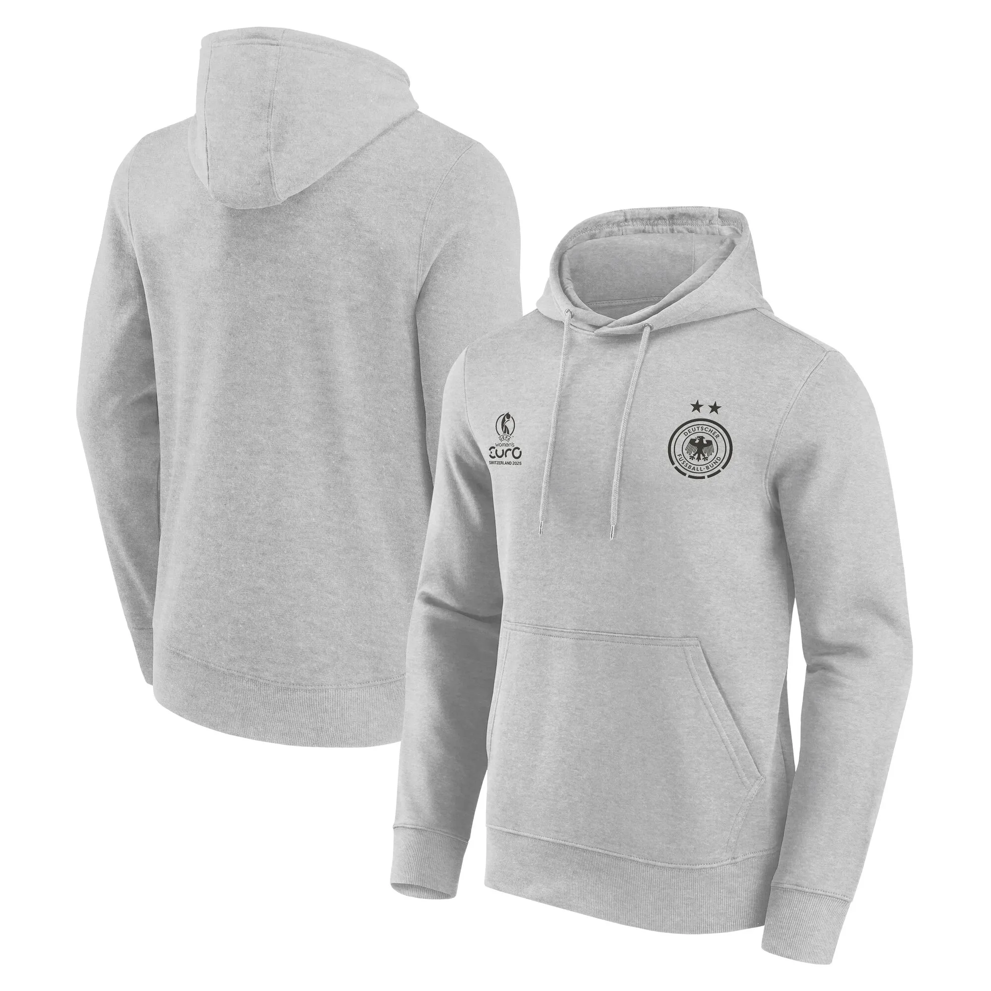 Germany x UEFA Women's Euros 2025 Graphic Hoodie - Sports Grey - Mens