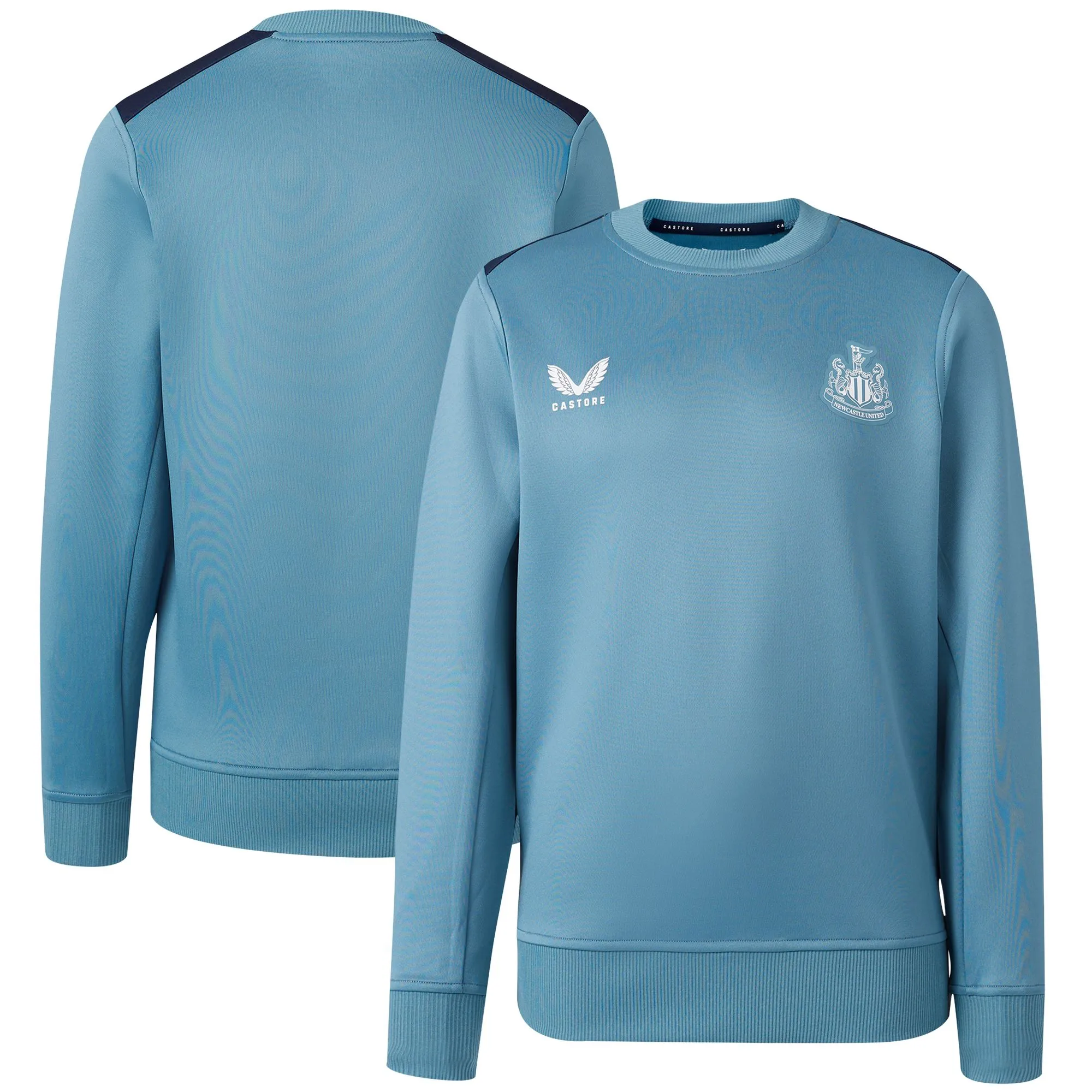 Newcastle United Castore Players Training Sweatshirt - Blue - Kids