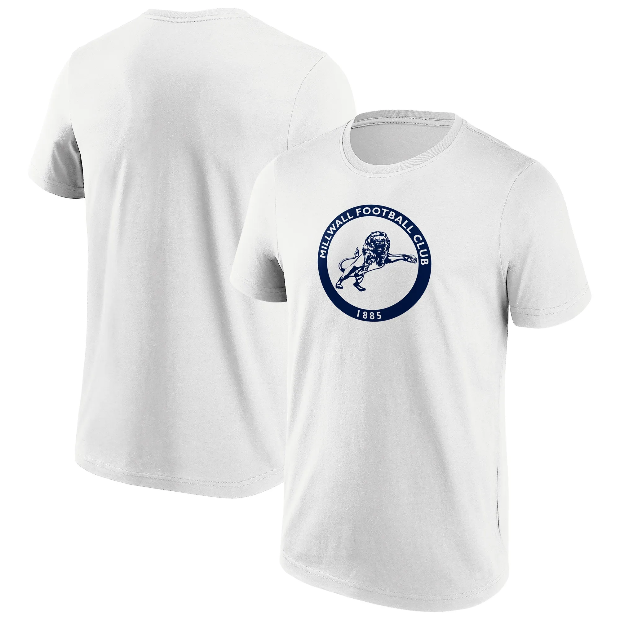 Millwall Mono Logo Graphic T-Shirt - White - Mens