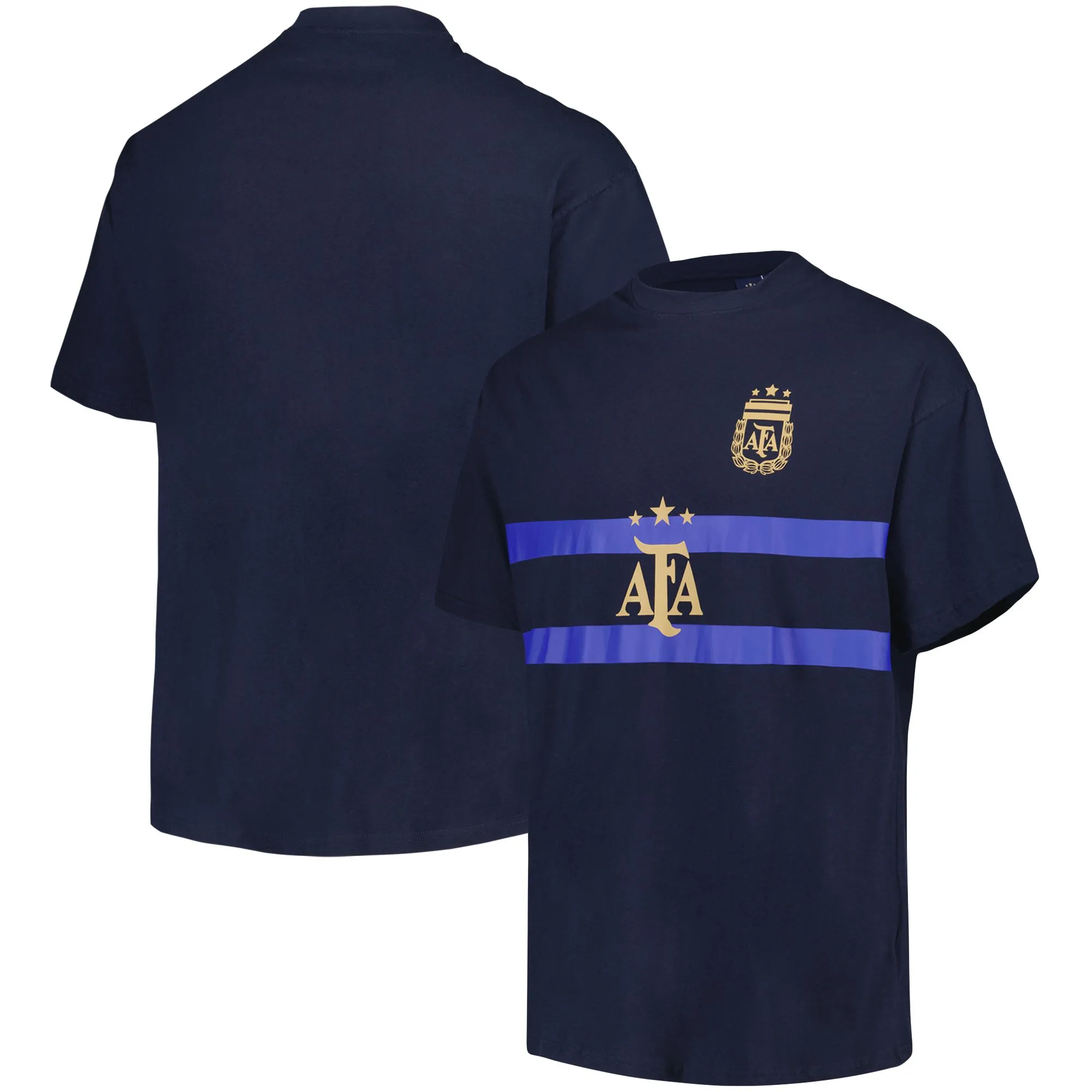 Argentina Oversized T-Shirt - Navy - Mens