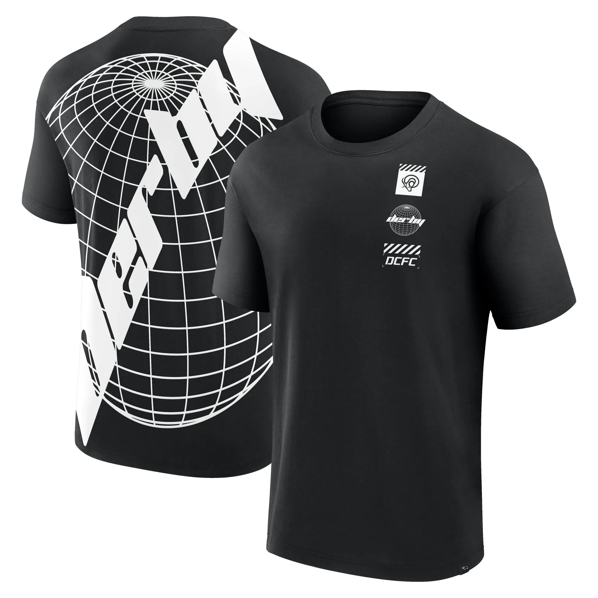 Derby County T-Shirt - Black - Mens