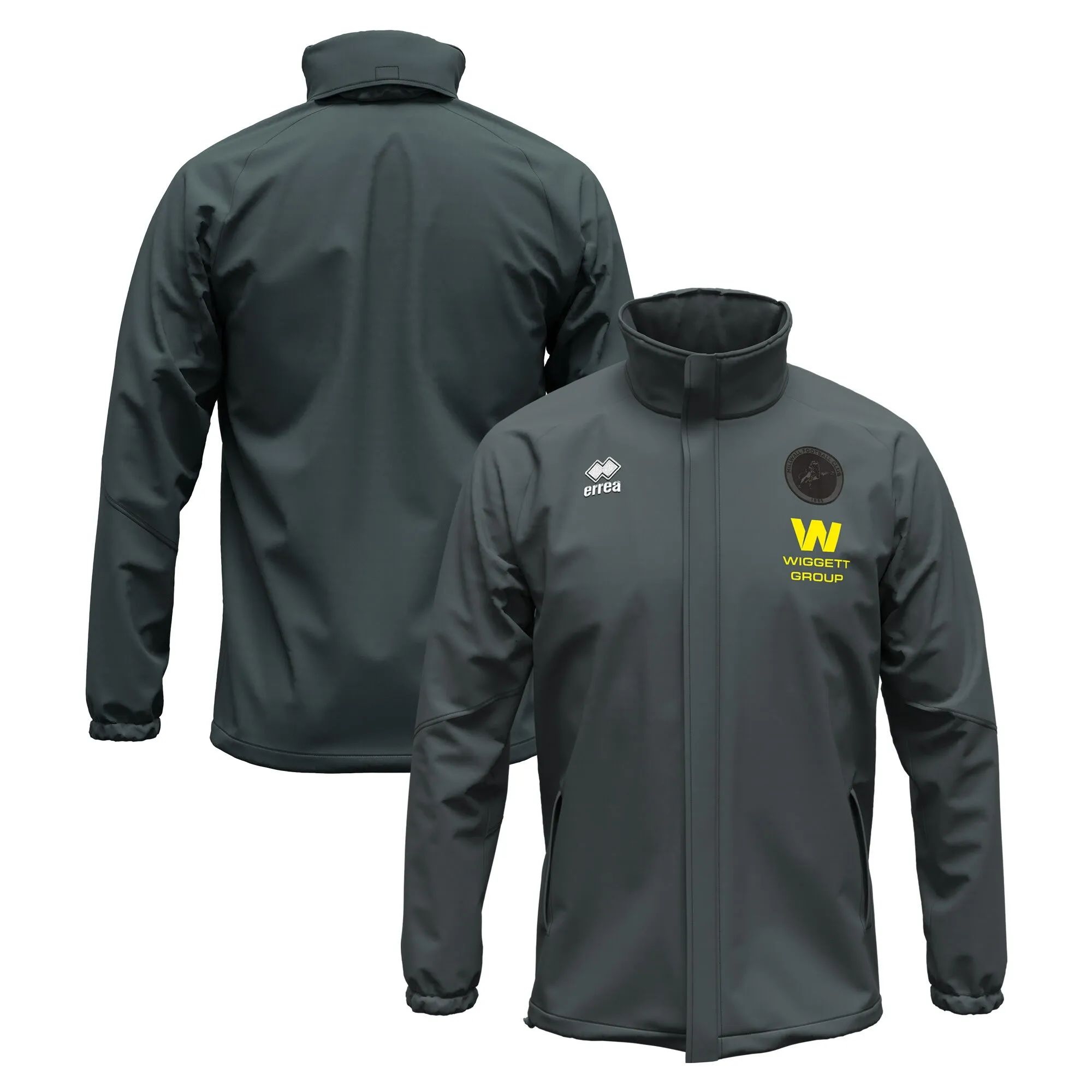Millwall Errea Players Training Rain Jacket - Anthracite