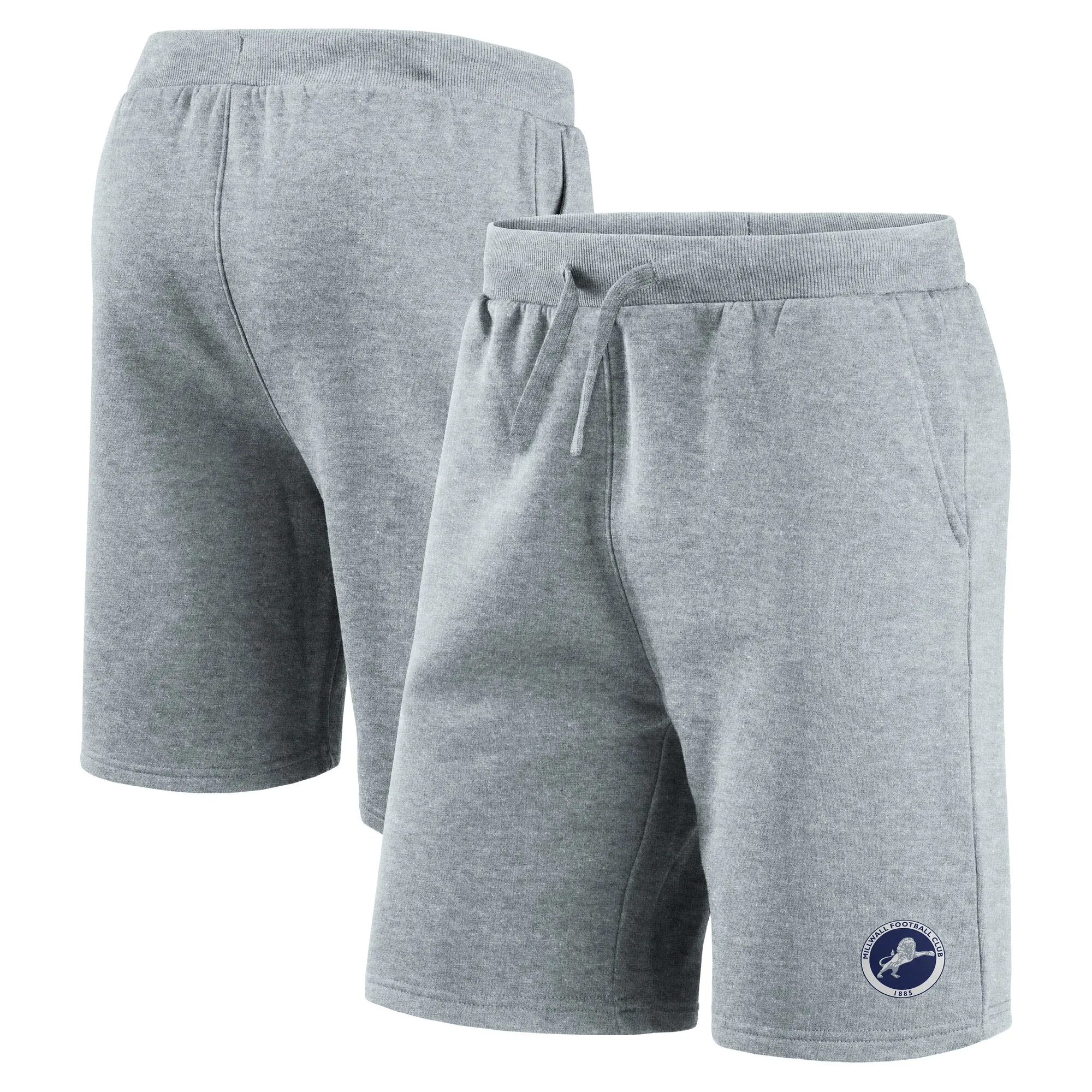 Millwall Logo Sweat Shorts - Sports Grey