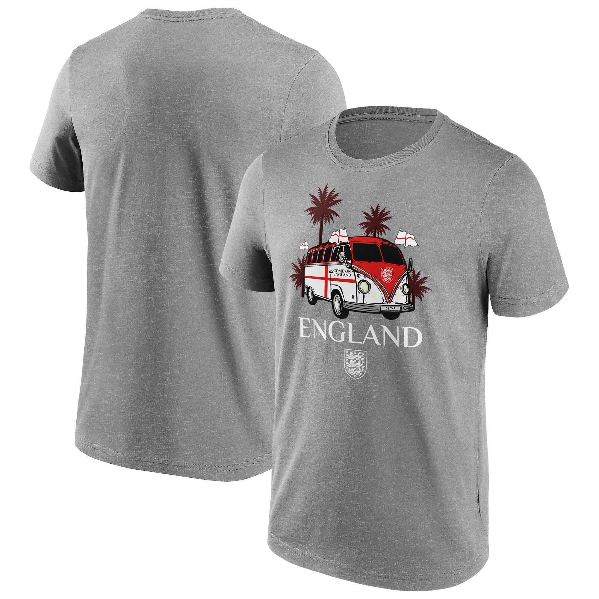 England Tour Graphic T-Shirt - Grey - Mens