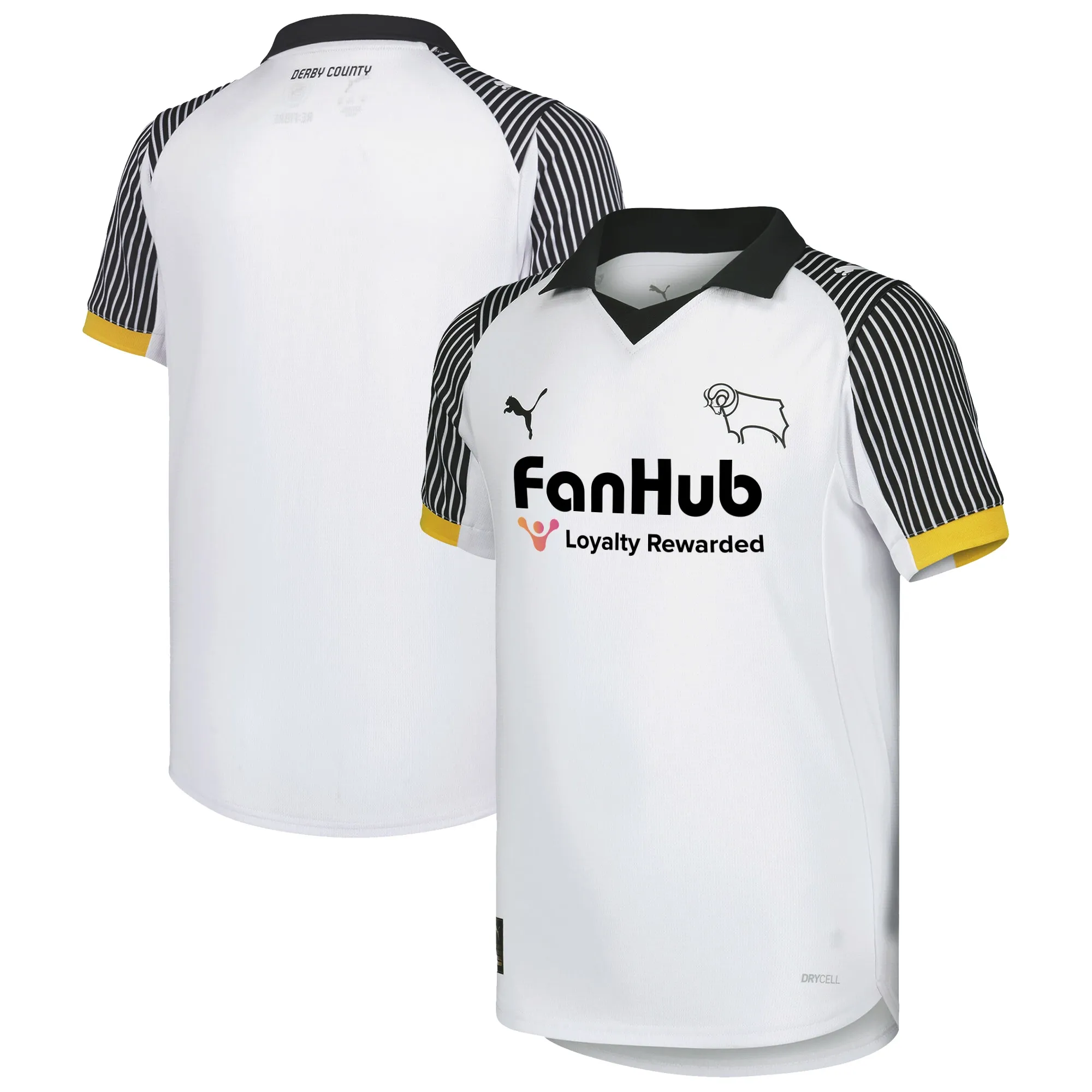 Derby County PUMA Home Shirt 2025-26 - Kids
