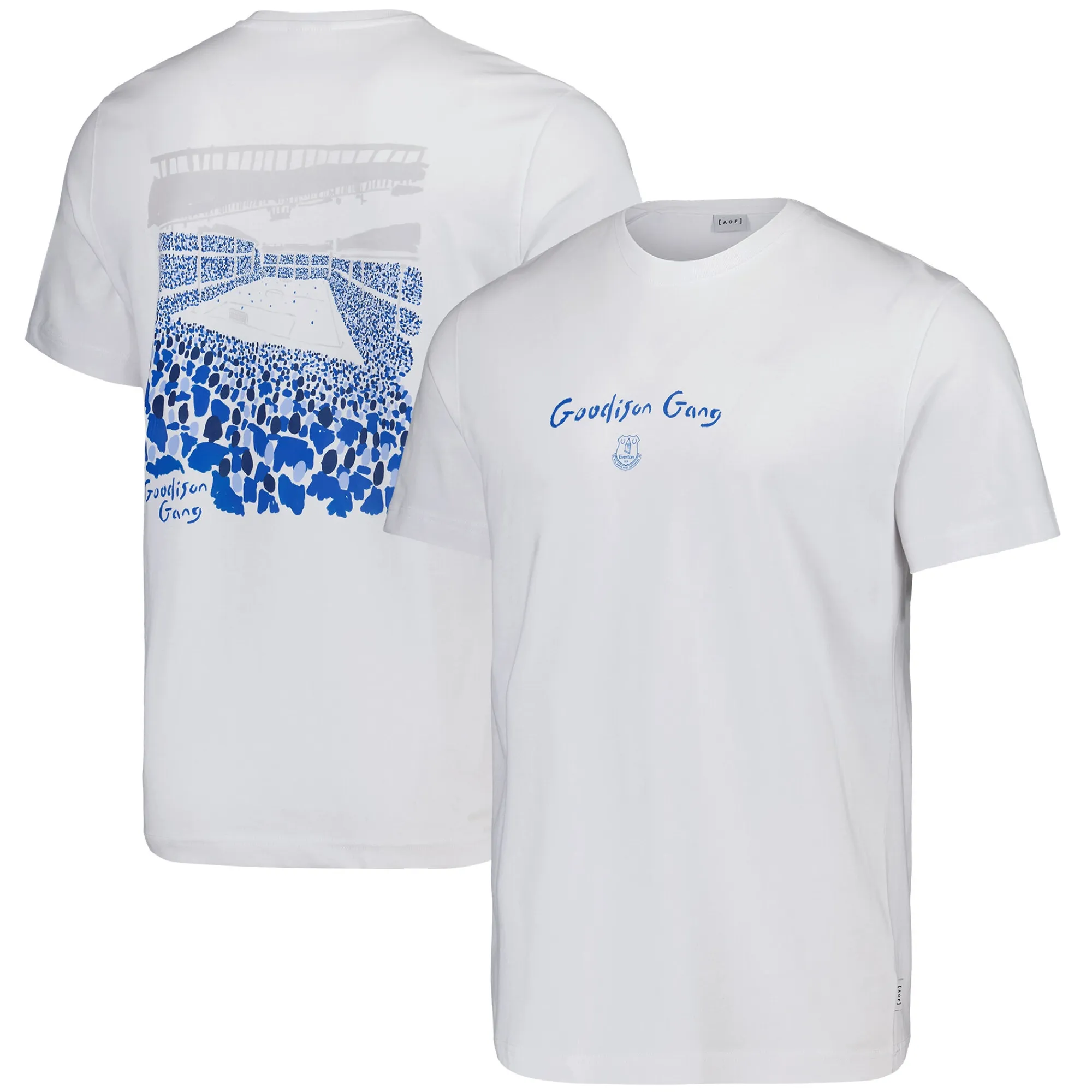 Everton x Art of Football Goodison Gang T-Shirt - White