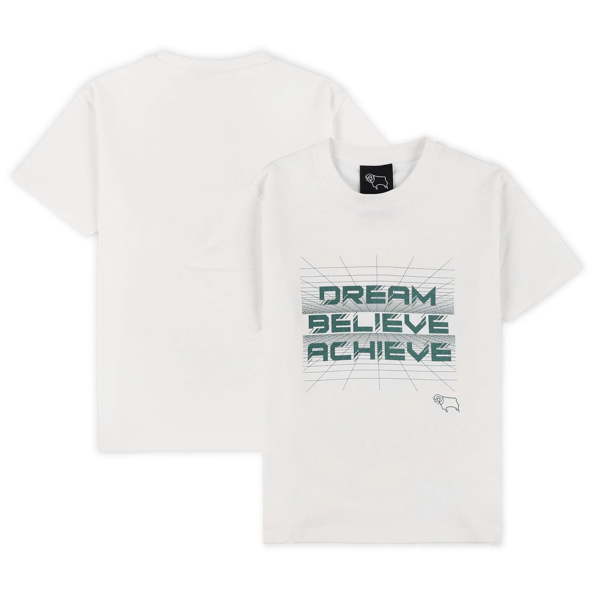 Derby County Dream T-Shirt - Off White - Boys