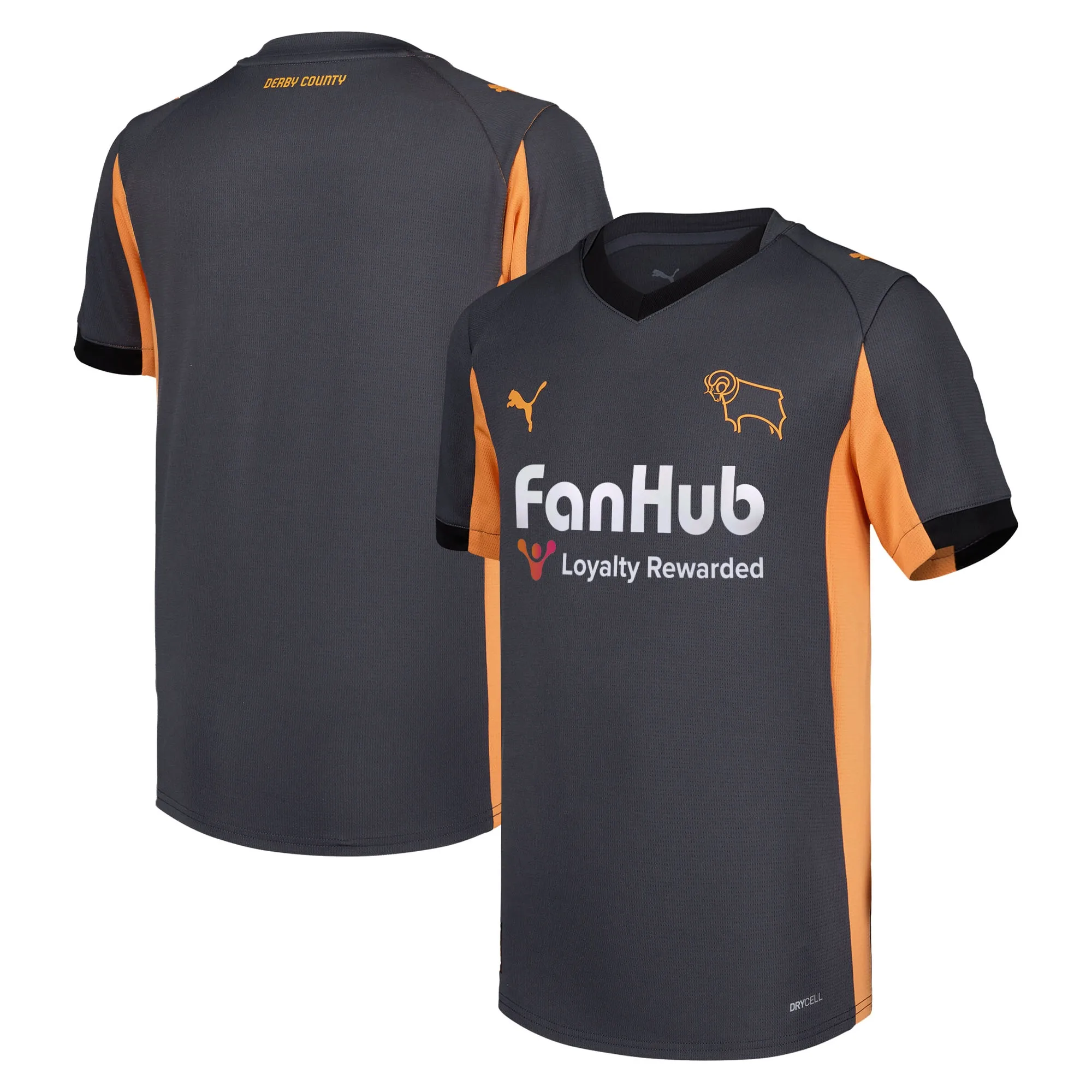 Derby County PUMA Away Shirt 2025-26 - Kids